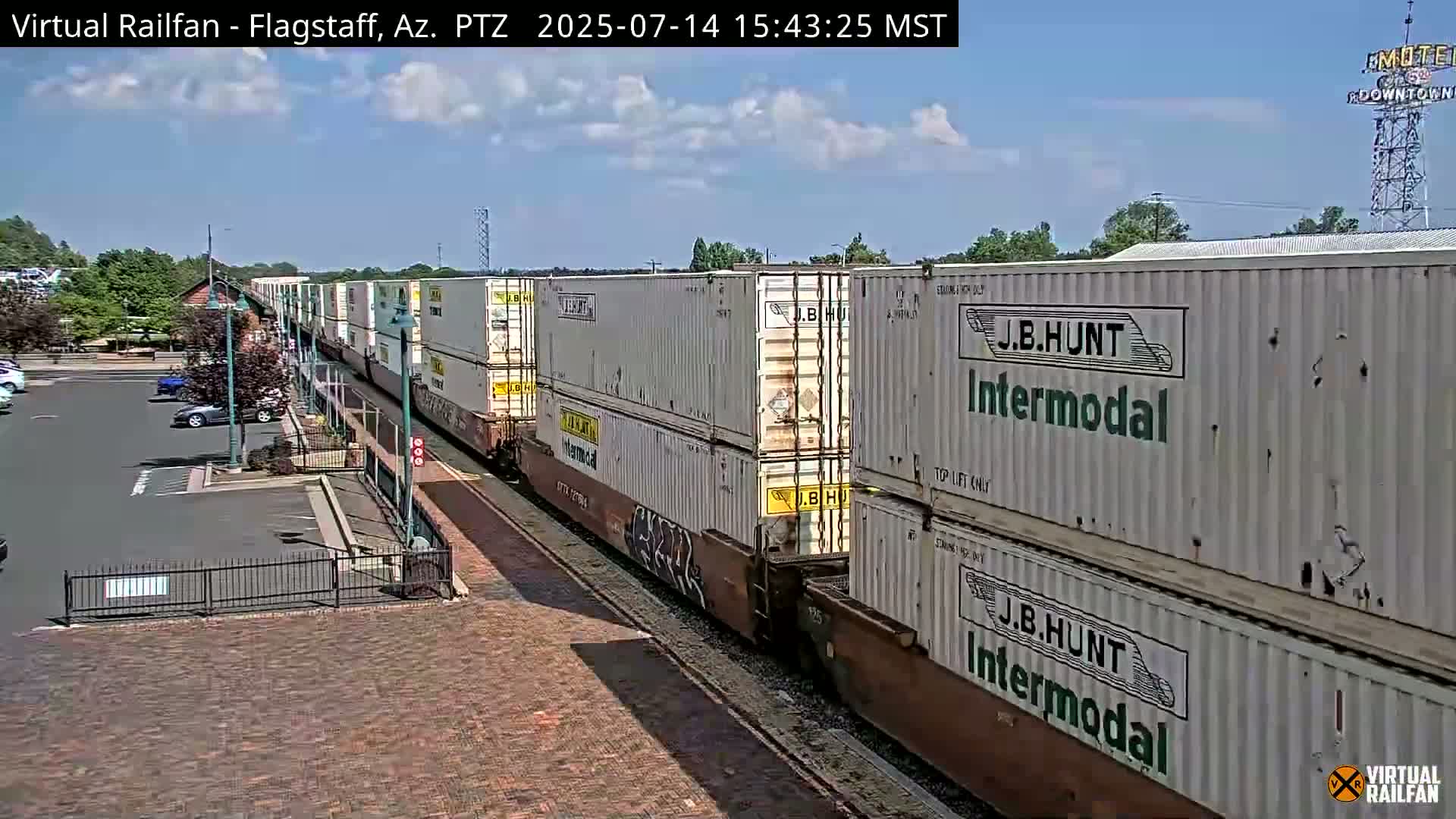 Flagstaff Amtrak Railroad Live Cam - Flagstaff, Coconino, Arizona, USA