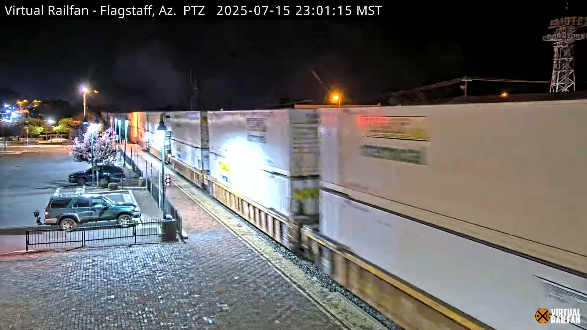 Flagstaff Amtrak Railroad Live Cam - Flagstaff, Coconino, Arizona, USA