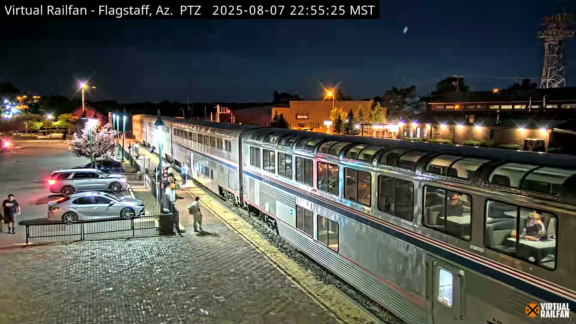 Flagstaff Amtrak Railroad Live Cam - Flagstaff, Coconino, Arizona, USA