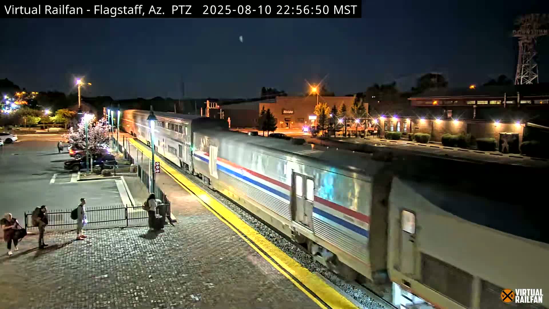 Flagstaff Amtrak Railroad Live Cam - Flagstaff, Coconino, Arizona, USA