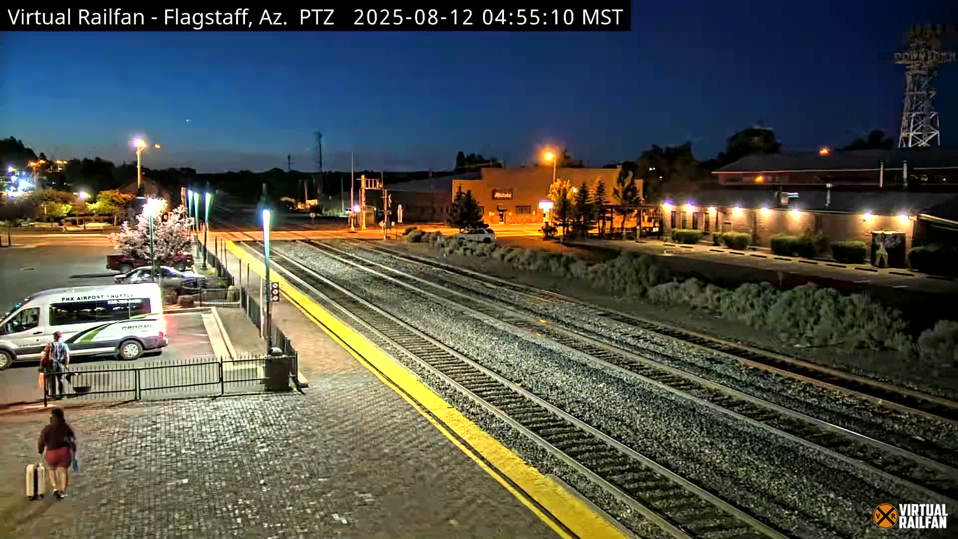 Flagstaff Amtrak Railroad Live Cam - Flagstaff, Coconino, Arizona, USA