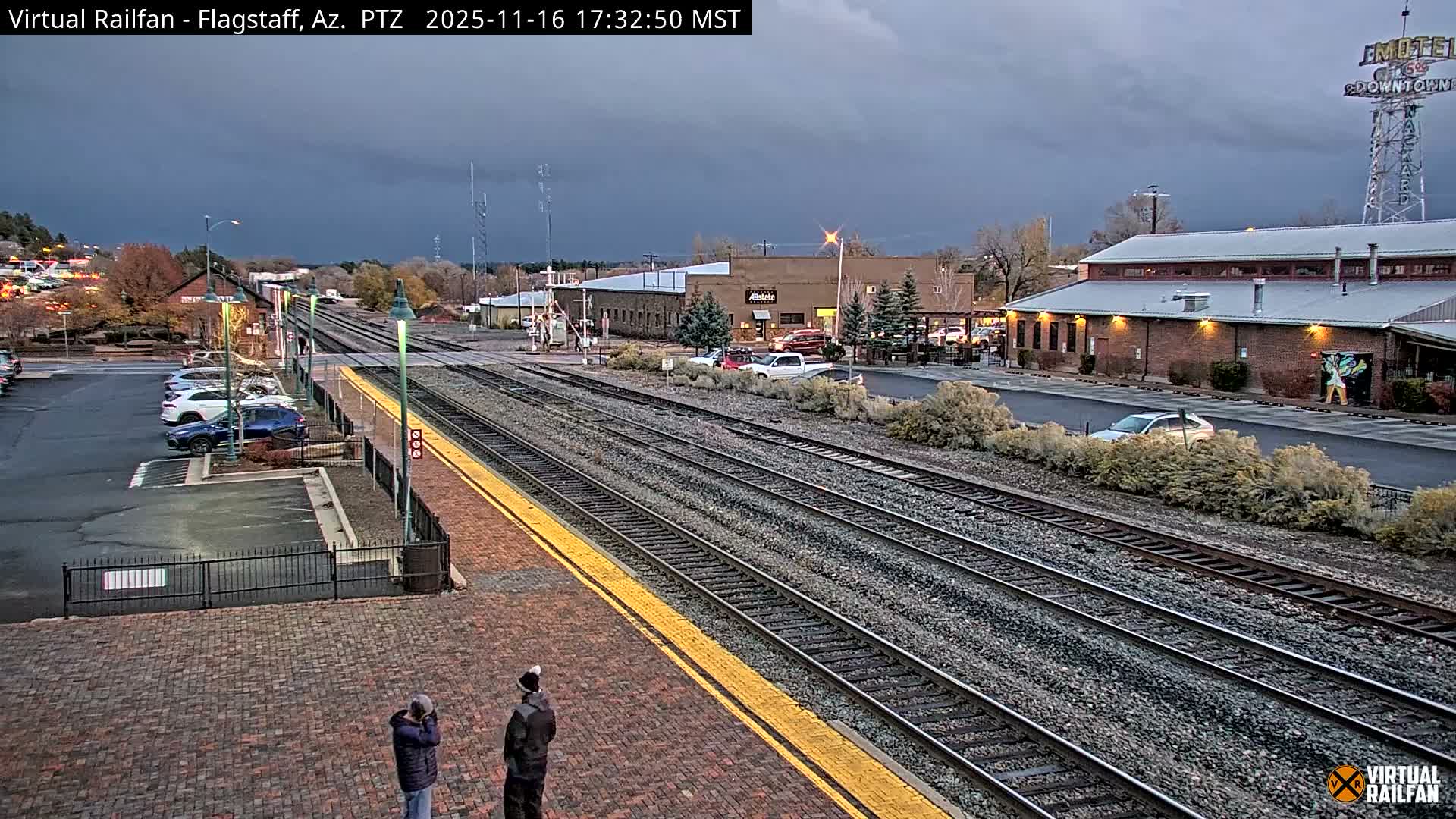 Flagstaff Amtrak Railroad Live Cam - Flagstaff, Coconino, Arizona, USA