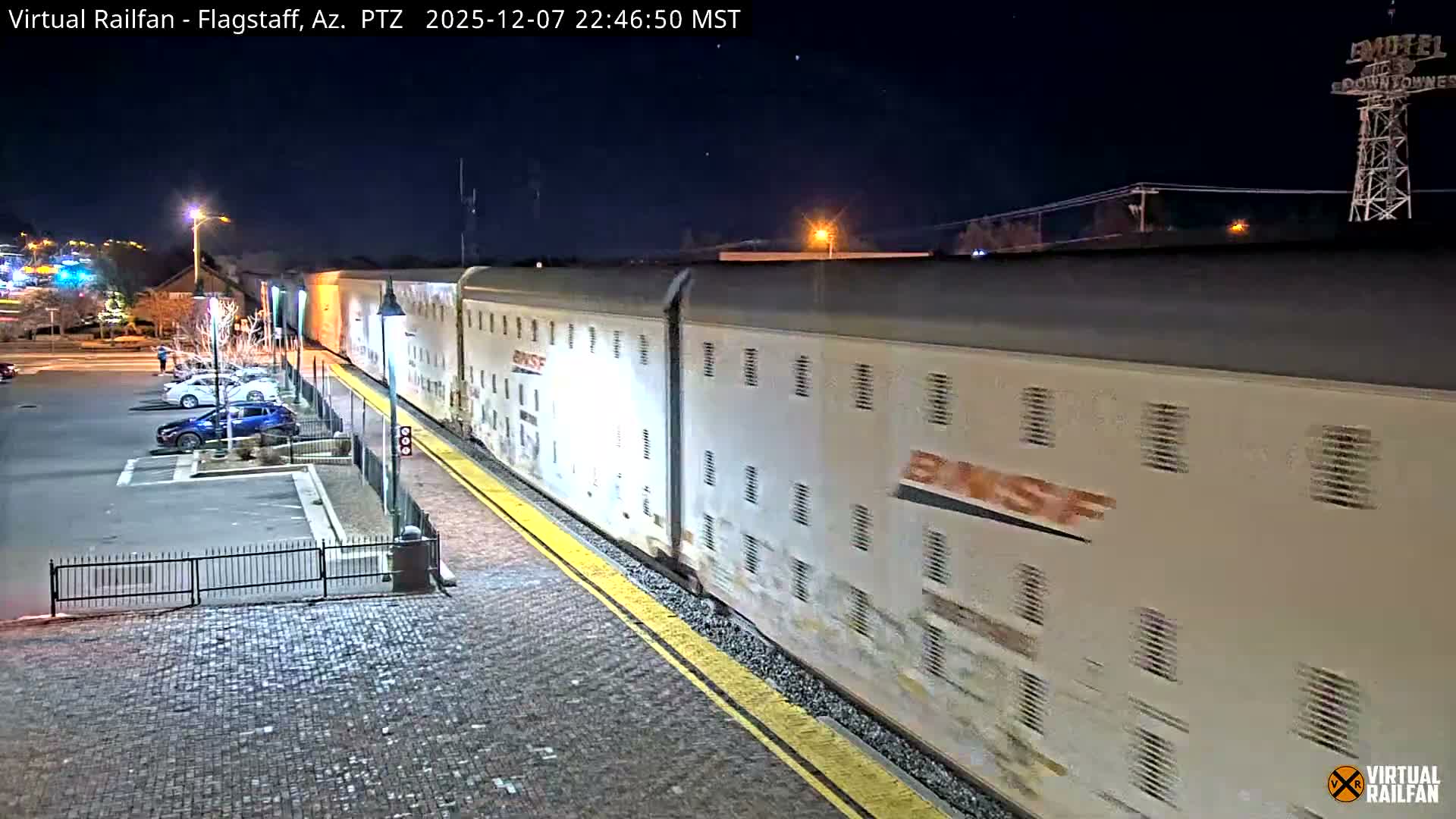 Flagstaff Amtrak Railroad Live Cam - Flagstaff, Coconino, Arizona, USA