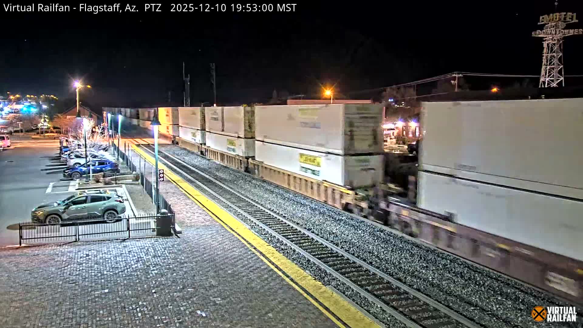 Flagstaff Amtrak Railroad Live Cam - Flagstaff, Coconino, Arizona, USA