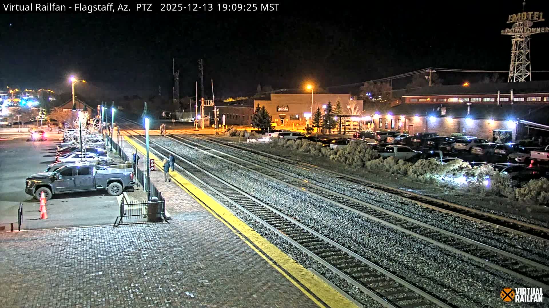 Flagstaff Amtrak Railroad Live Cam - Flagstaff, Coconino, Arizona, USA