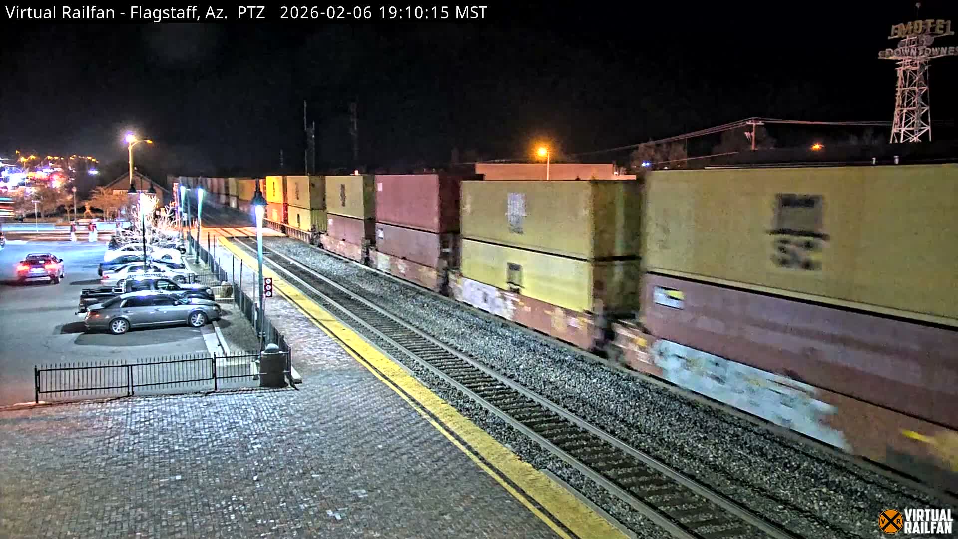 Flagstaff Amtrak Railroad Live Cam - Flagstaff, Coconino, Arizona, USA