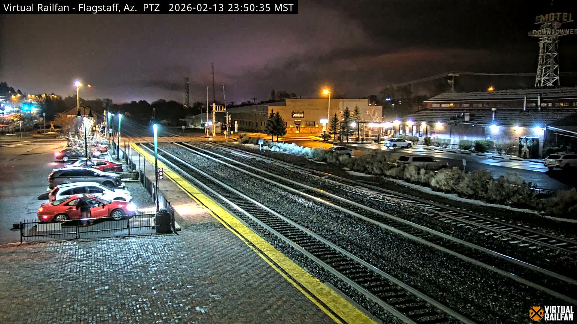 Flagstaff Amtrak Railroad Live Cam - Flagstaff, Coconino, Arizona, USA