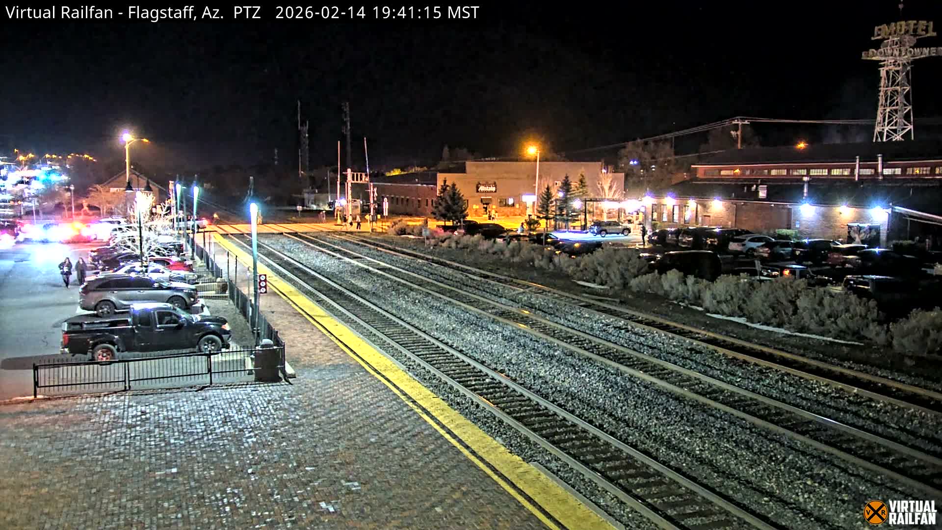 Flagstaff Amtrak Railroad Live Cam - Flagstaff, Coconino, Arizona, USA