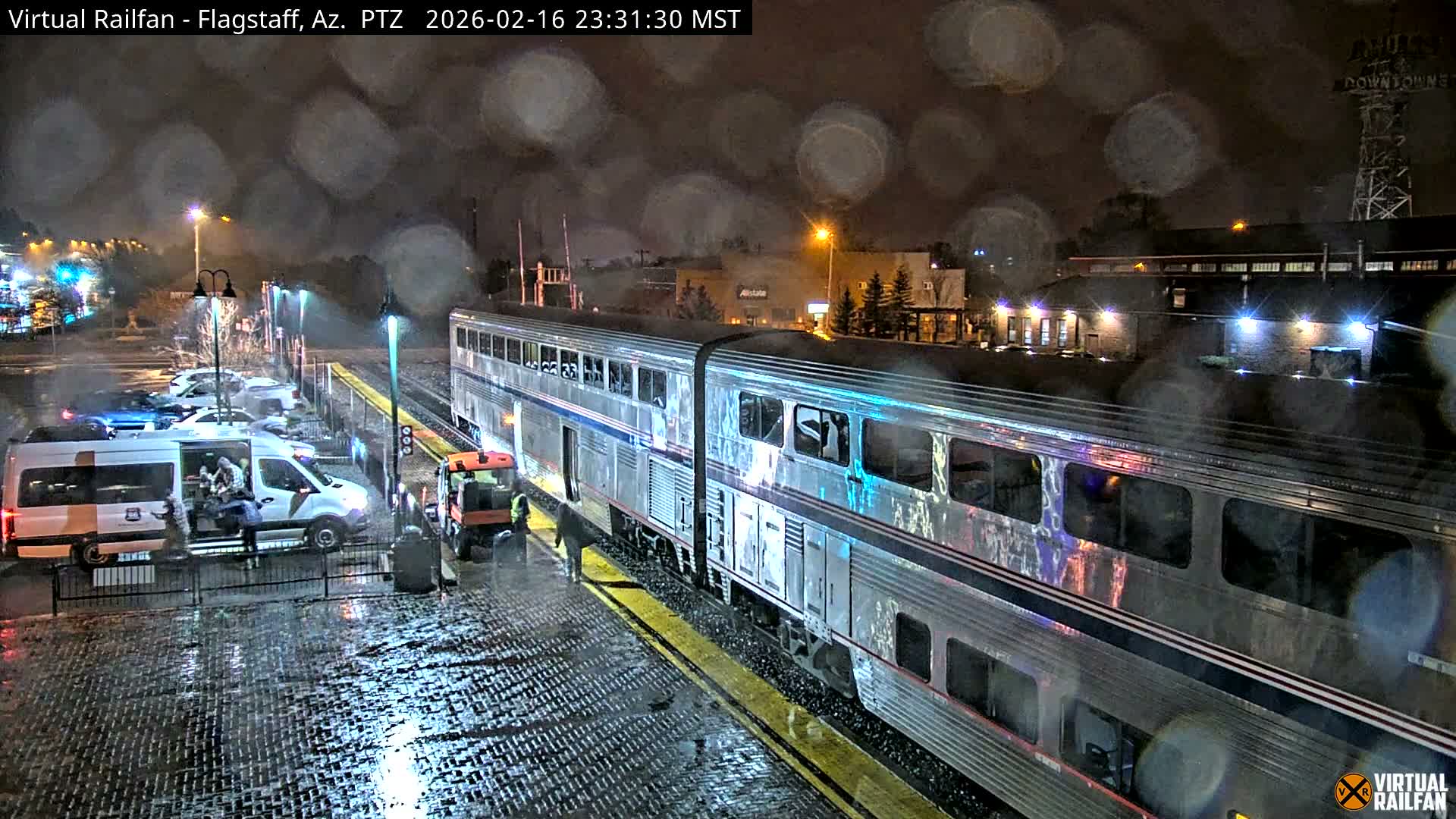 Flagstaff Amtrak Railroad Live Cam - Flagstaff, Coconino, Arizona, USA