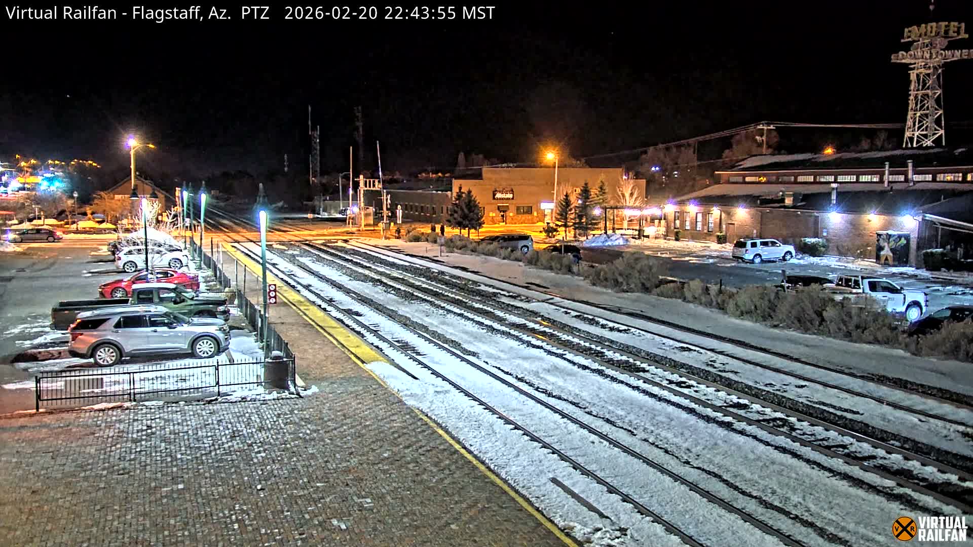 Flagstaff Amtrak Railroad Live Cam - Flagstaff, Coconino, Arizona, USA