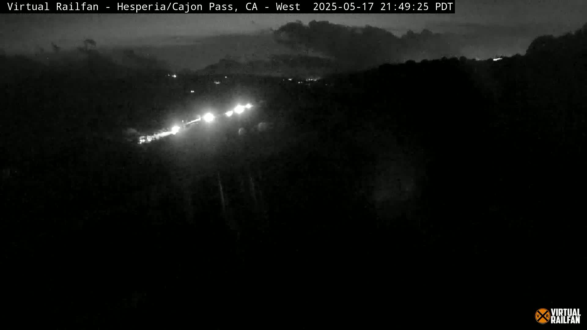 Hesperia Cajon Pass Railroad &  Mount San Antonio Panaromic Live Cam - Hesparia, San Bernardino, California, USA