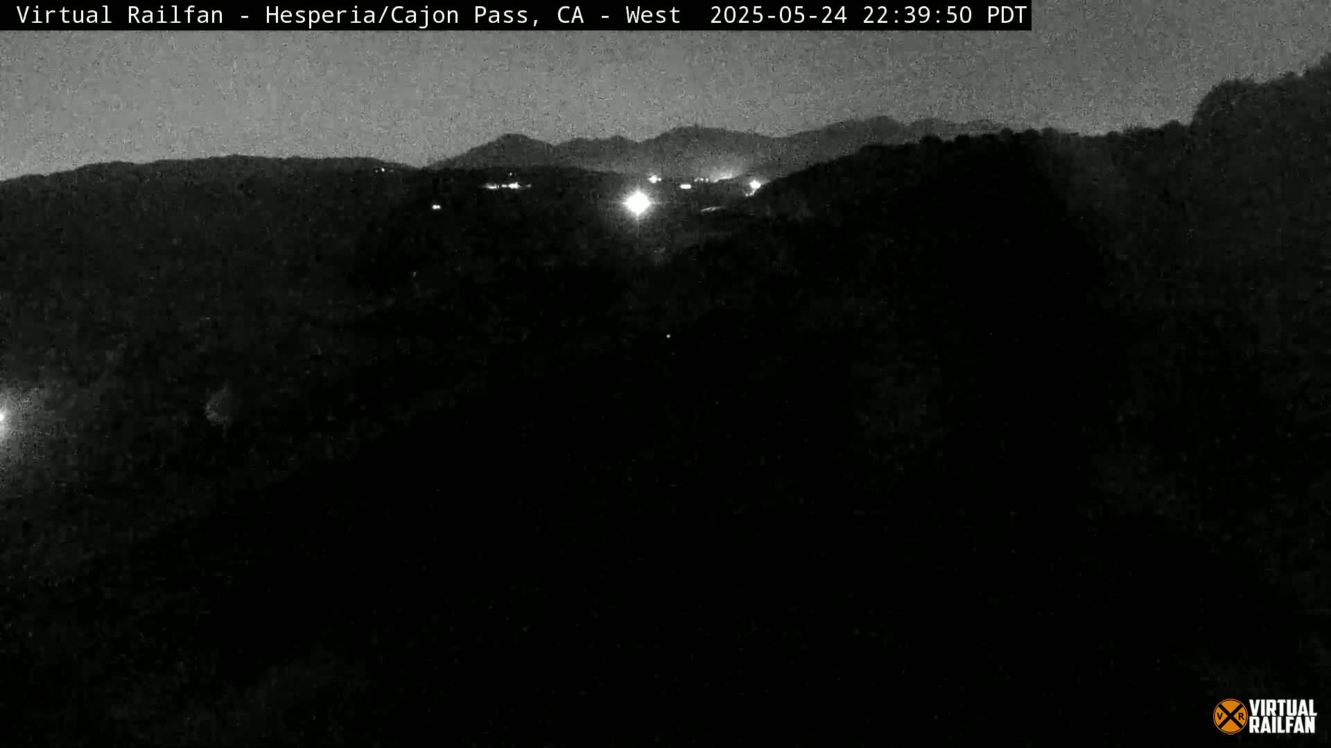 Hesperia Cajon Pass Railroad &  Mount San Antonio Panaromic Live Cam - Hesparia, San Bernardino, California, USA
