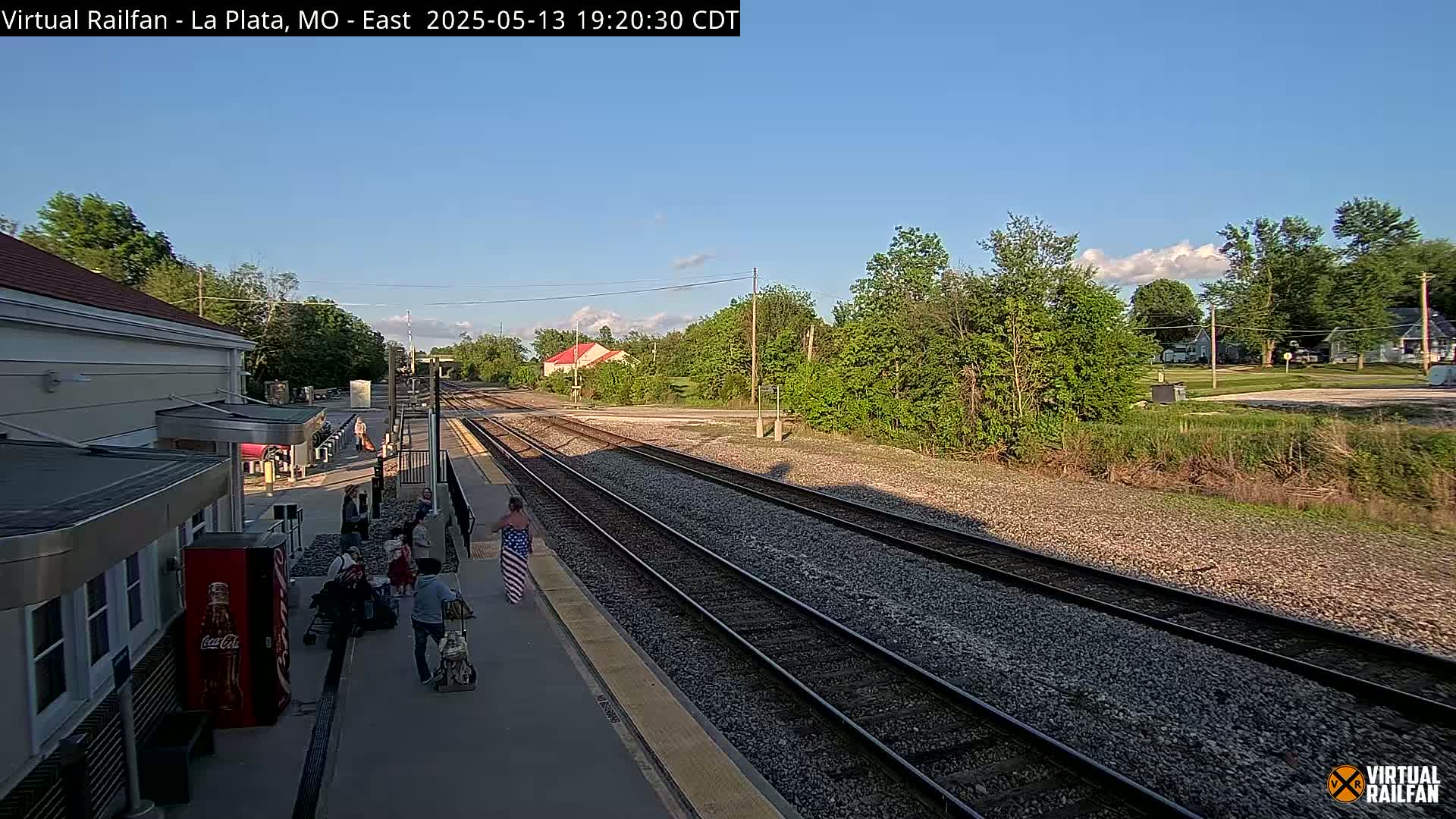 La Plata Railway Station Live Cam - La Plata, Macon, Missouri, USA