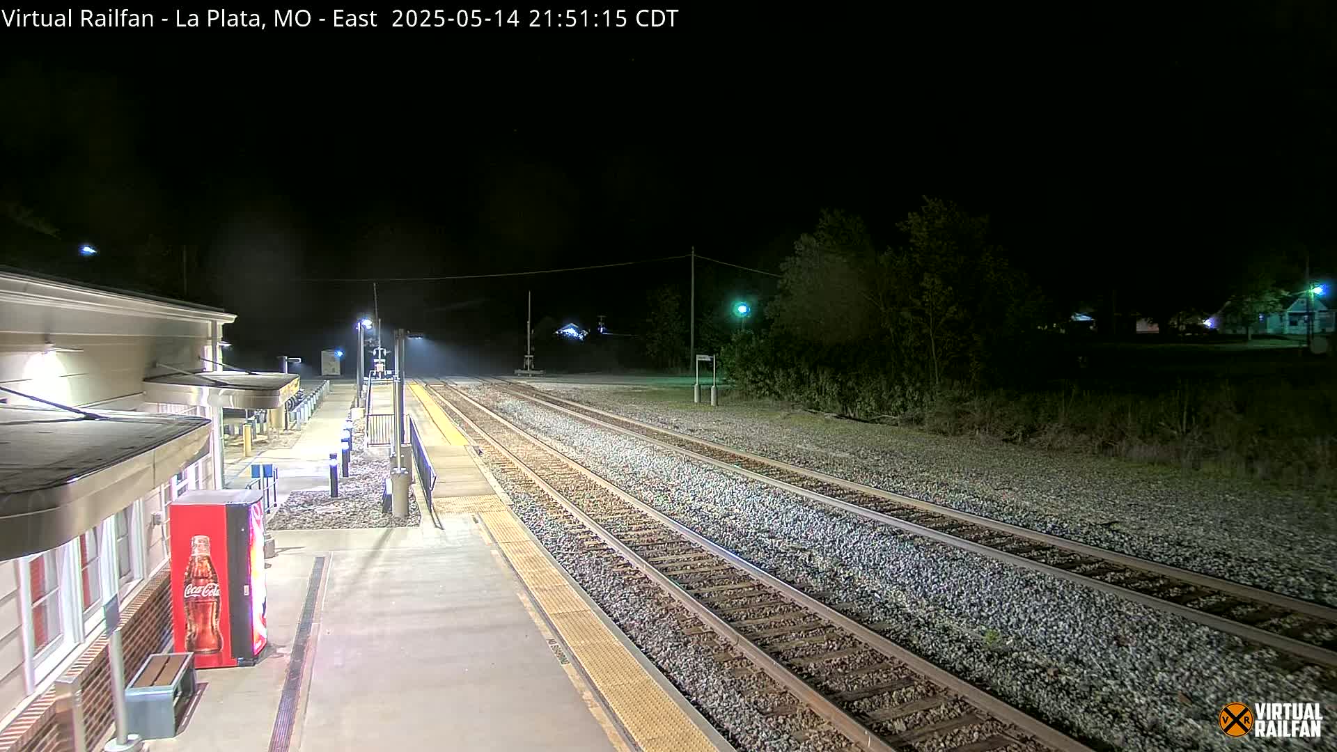 La Plata Railway Station Live Cam - La Plata, Macon, Missouri, USA