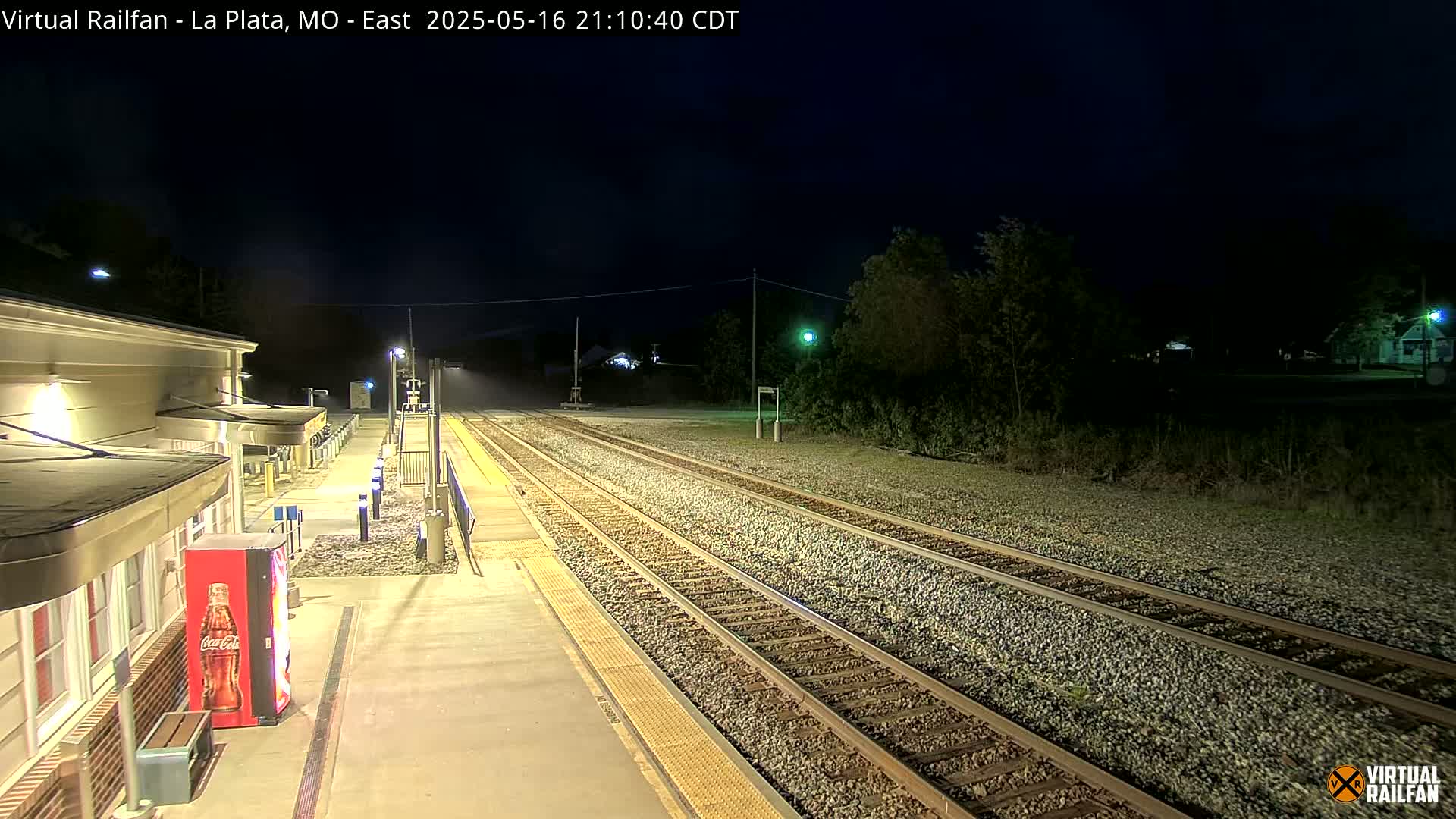 La Plata Railway Station Live Cam - La Plata, Macon, Missouri, USA