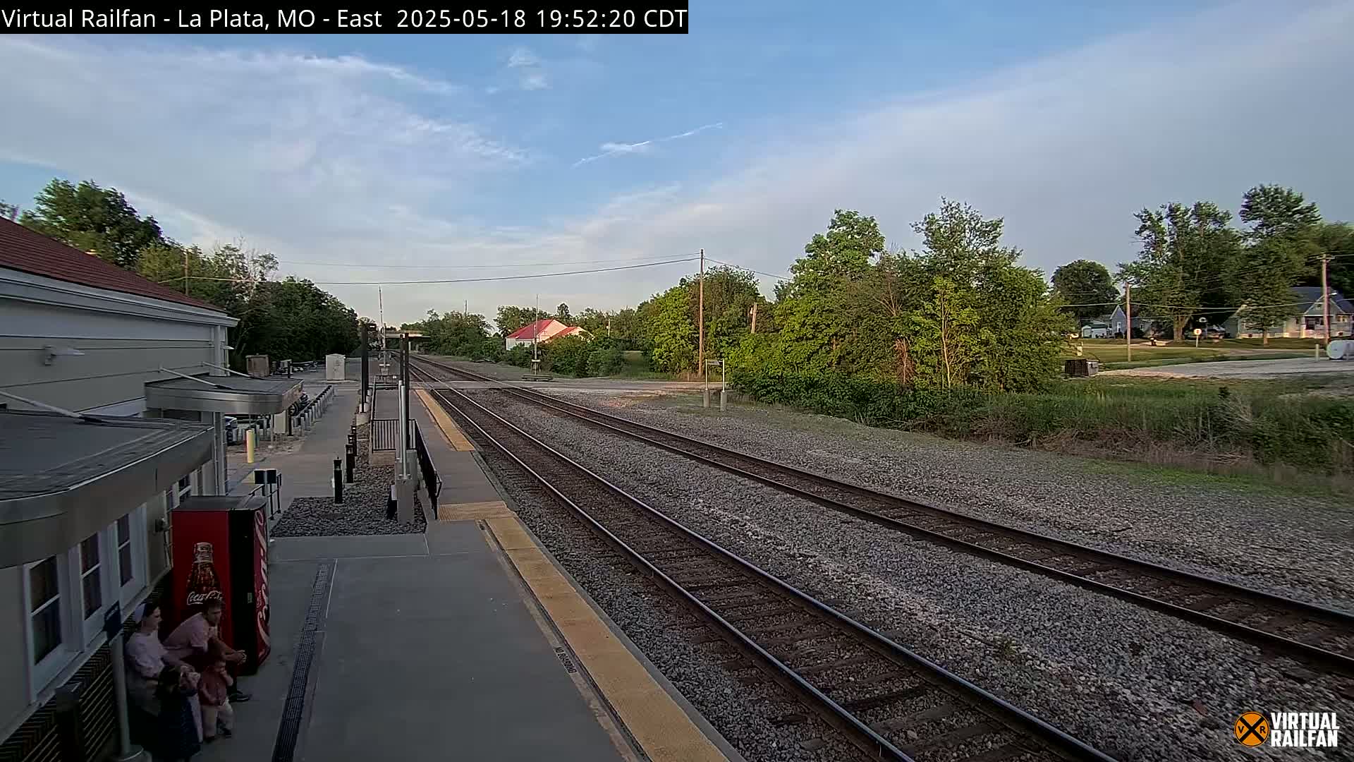 La Plata Railway Station Live Cam - La Plata, Macon, Missouri, USA