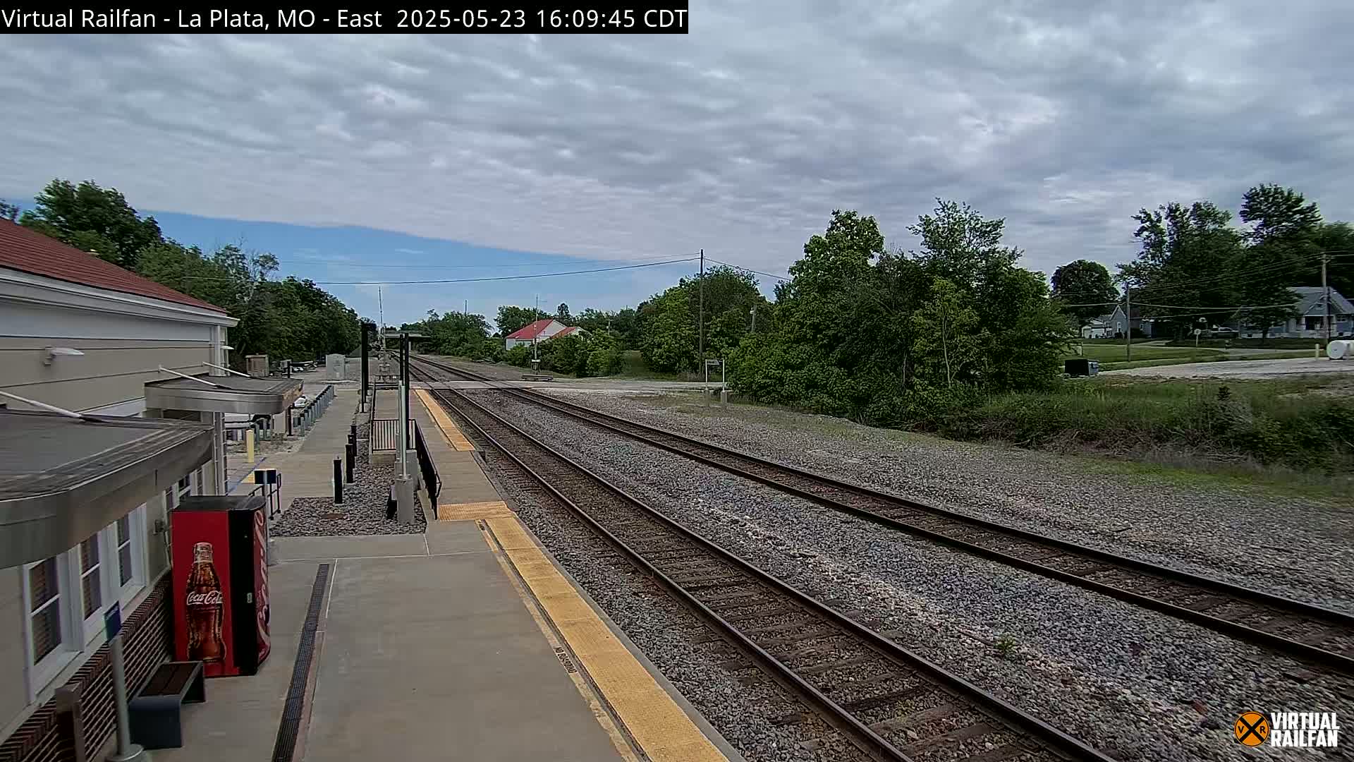 La Plata Railway Station Live Cam - La Plata, Macon, Missouri, USA