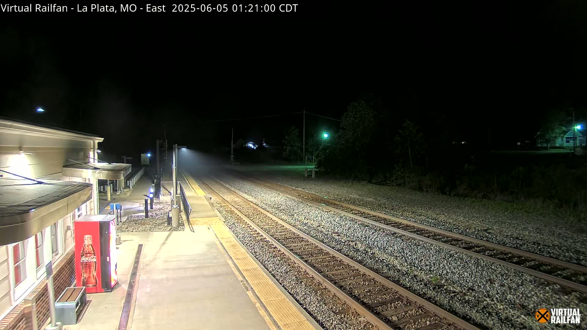 La Plata Railway Station Live Cam - La Plata, Macon, Missouri, USA