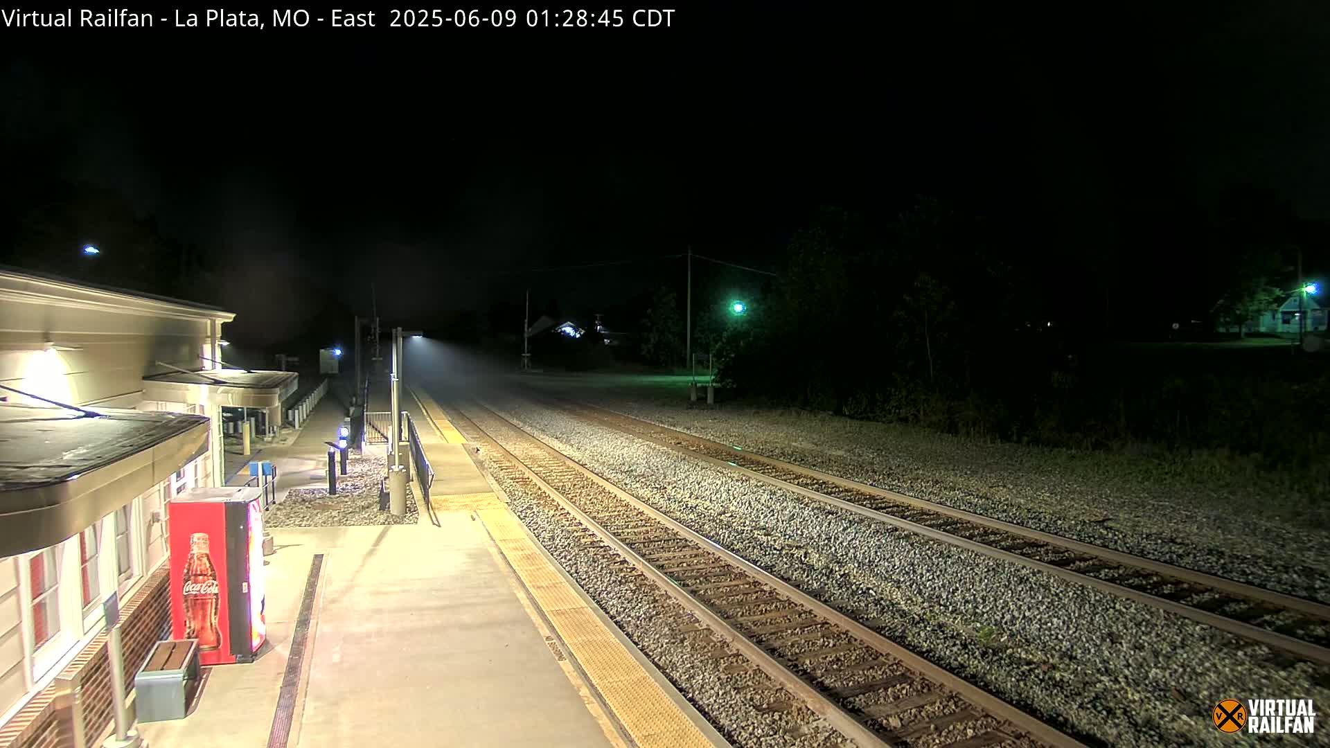 La Plata Railway Station Live Cam - La Plata, Macon, Missouri, USA