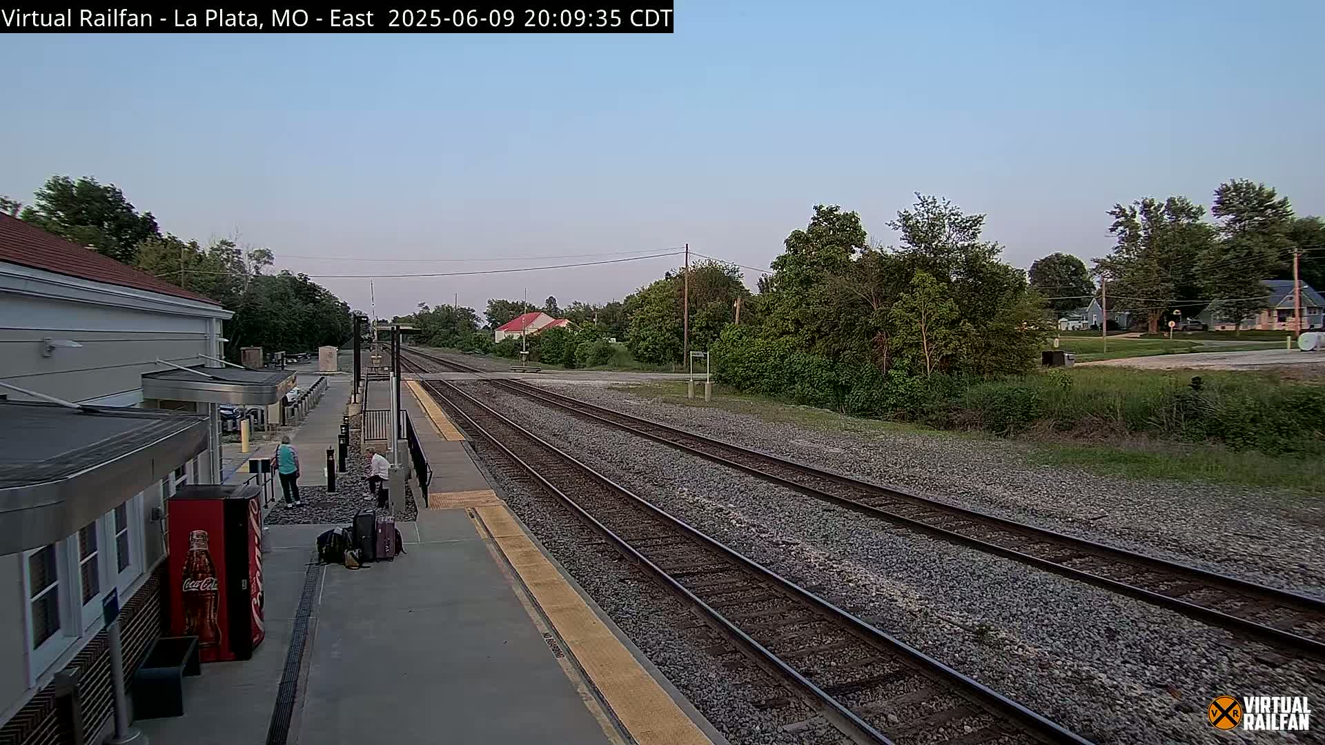 La Plata Railway Station Live Cam - La Plata, Macon, Missouri, USA