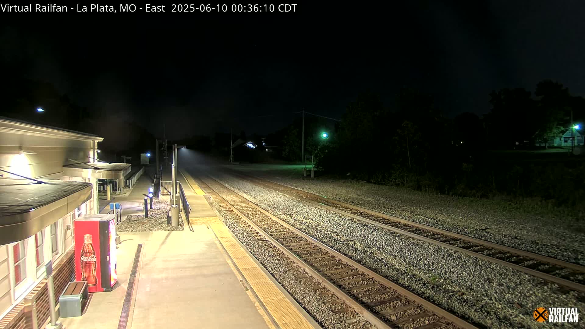 La Plata Railway Station Live Cam - La Plata, Macon, Missouri, USA