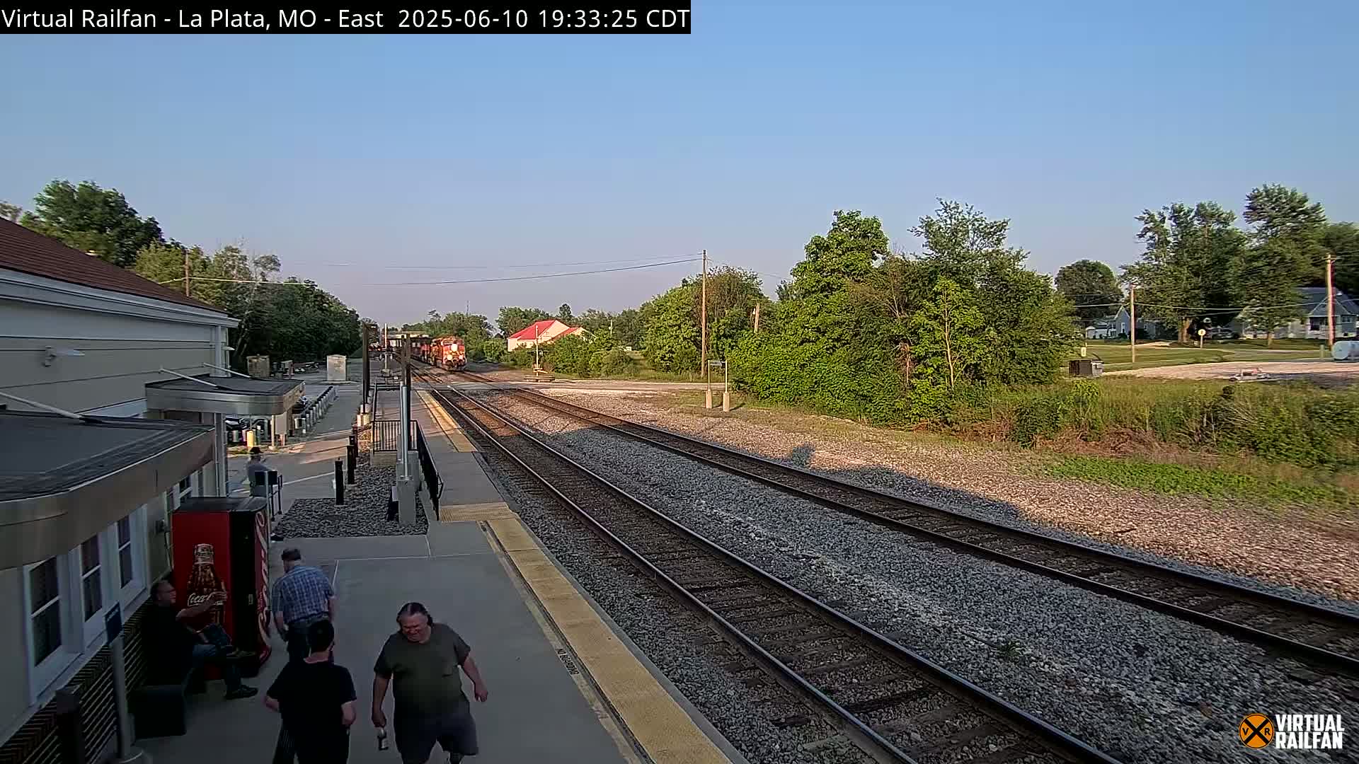 La Plata Railway Station Live Cam - La Plata, Macon, Missouri, USA