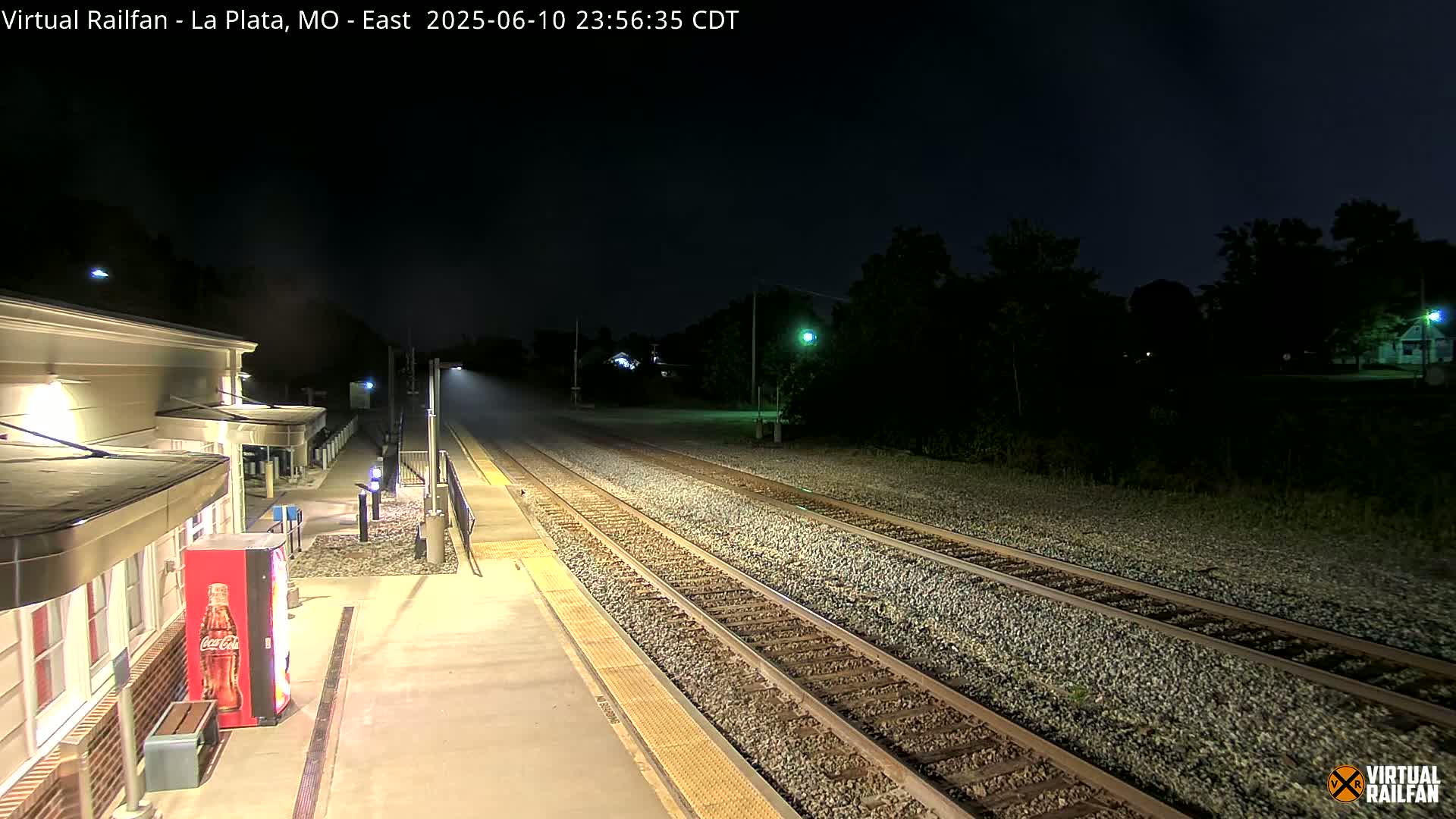 La Plata Railway Station Live Cam - La Plata, Macon, Missouri, USA