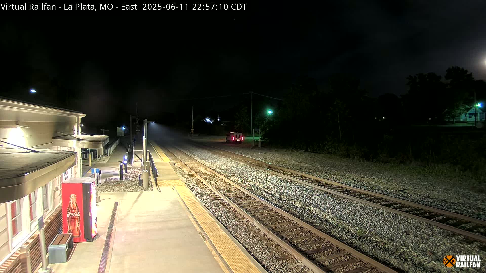 La Plata Railway Station Live Cam - La Plata, Macon, Missouri, USA