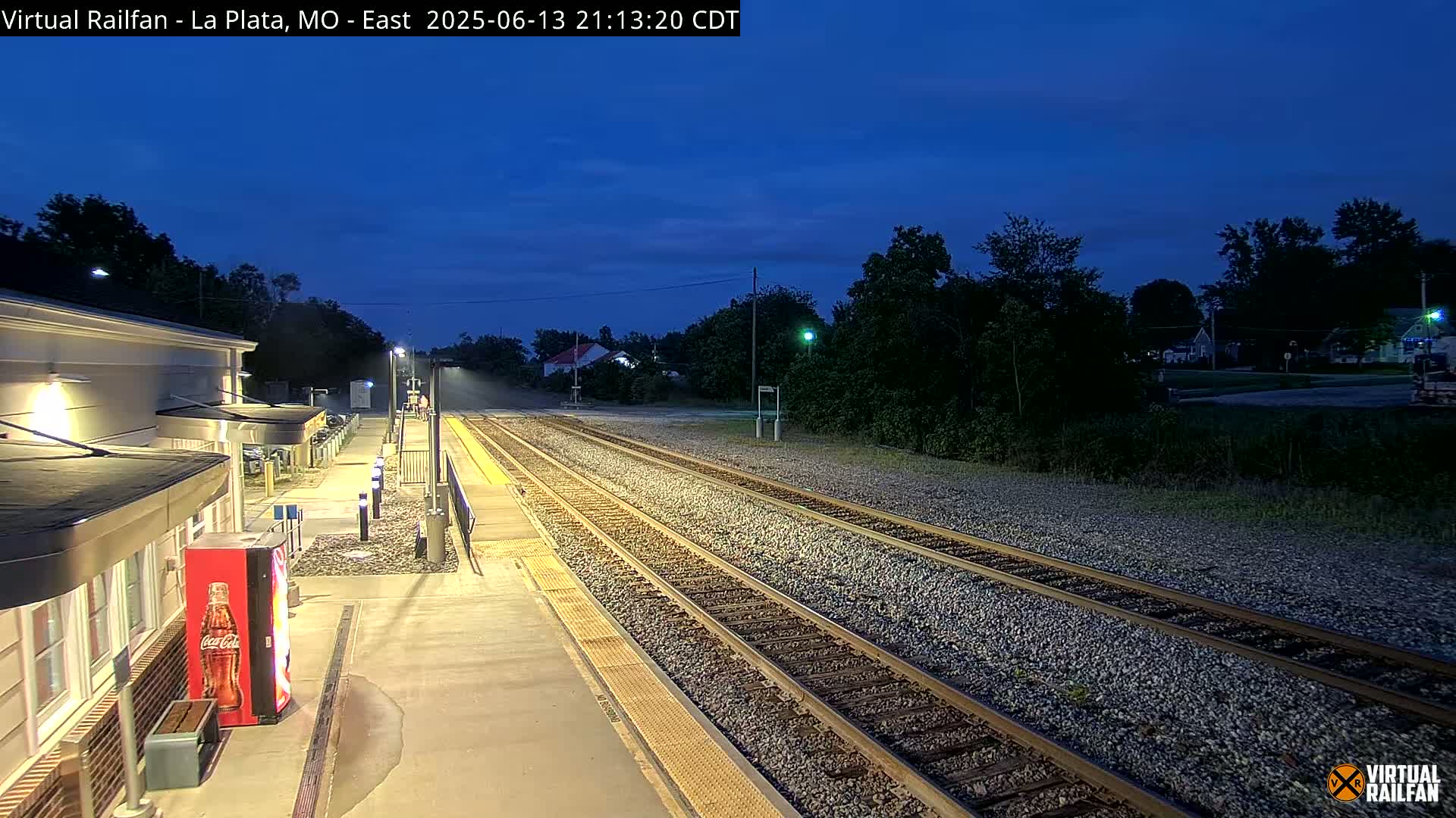 La Plata Railway Station Live Cam - La Plata, Macon, Missouri, USA