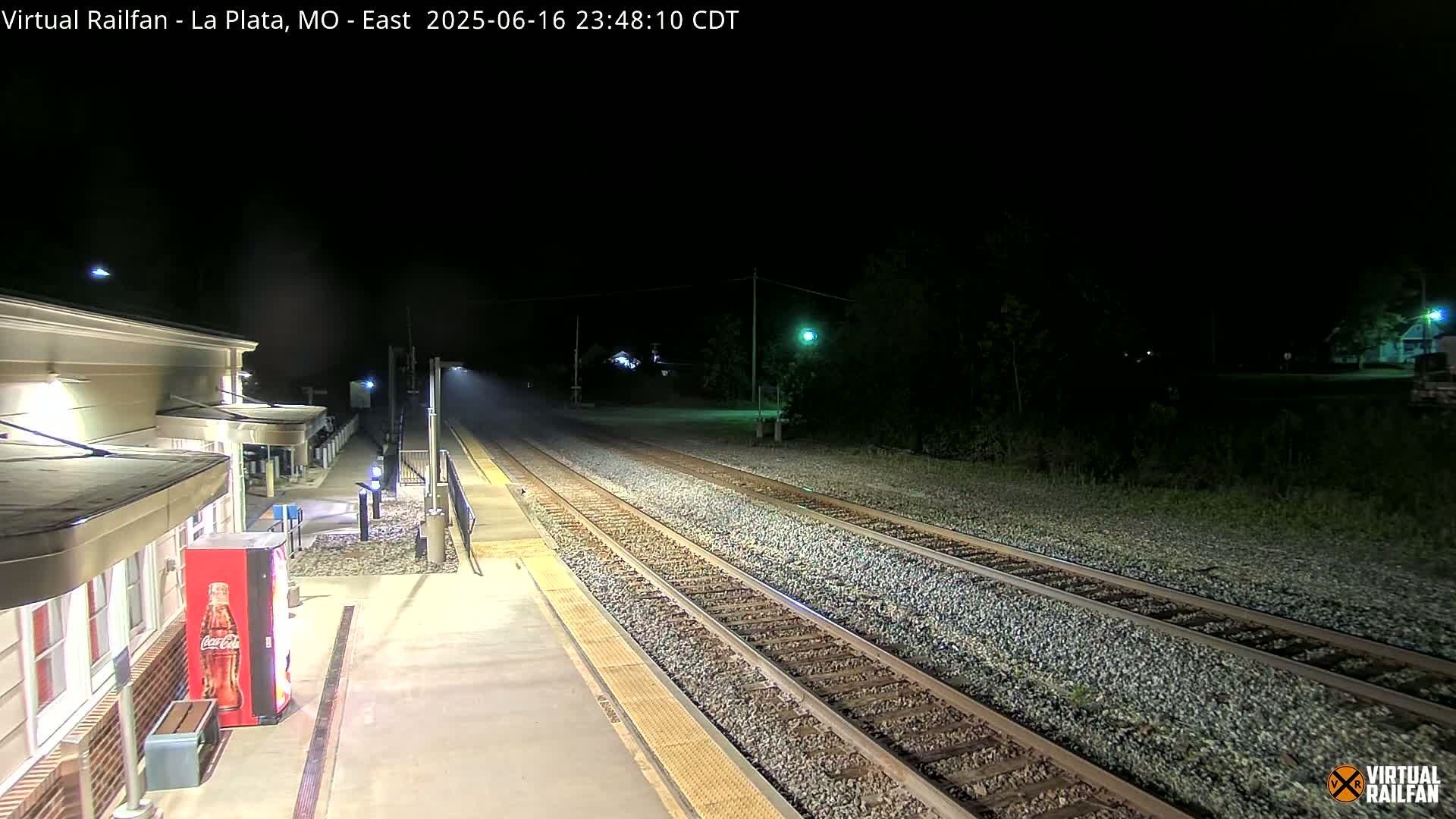 La Plata Railway Station Live Cam - La Plata, Macon, Missouri, USA