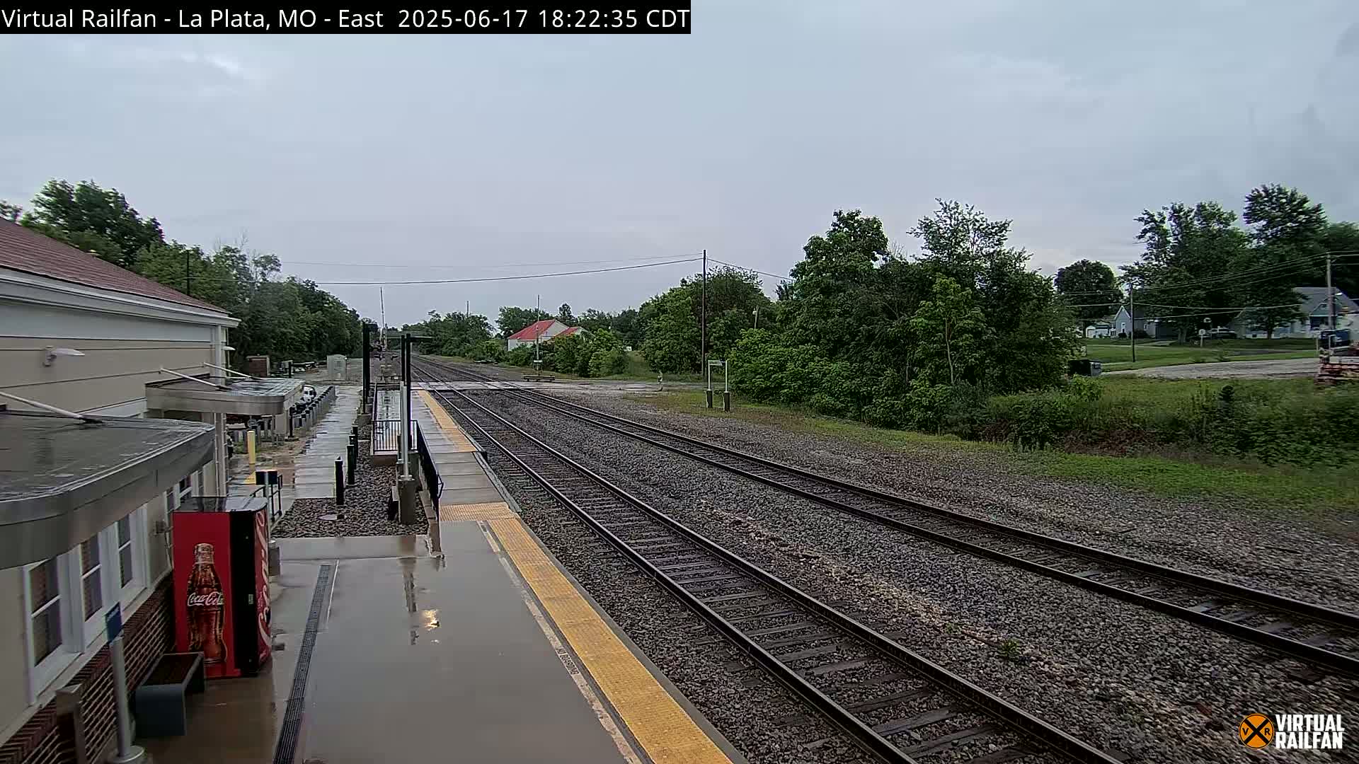 La Plata Railway Station Live Cam - La Plata, Macon, Missouri, USA