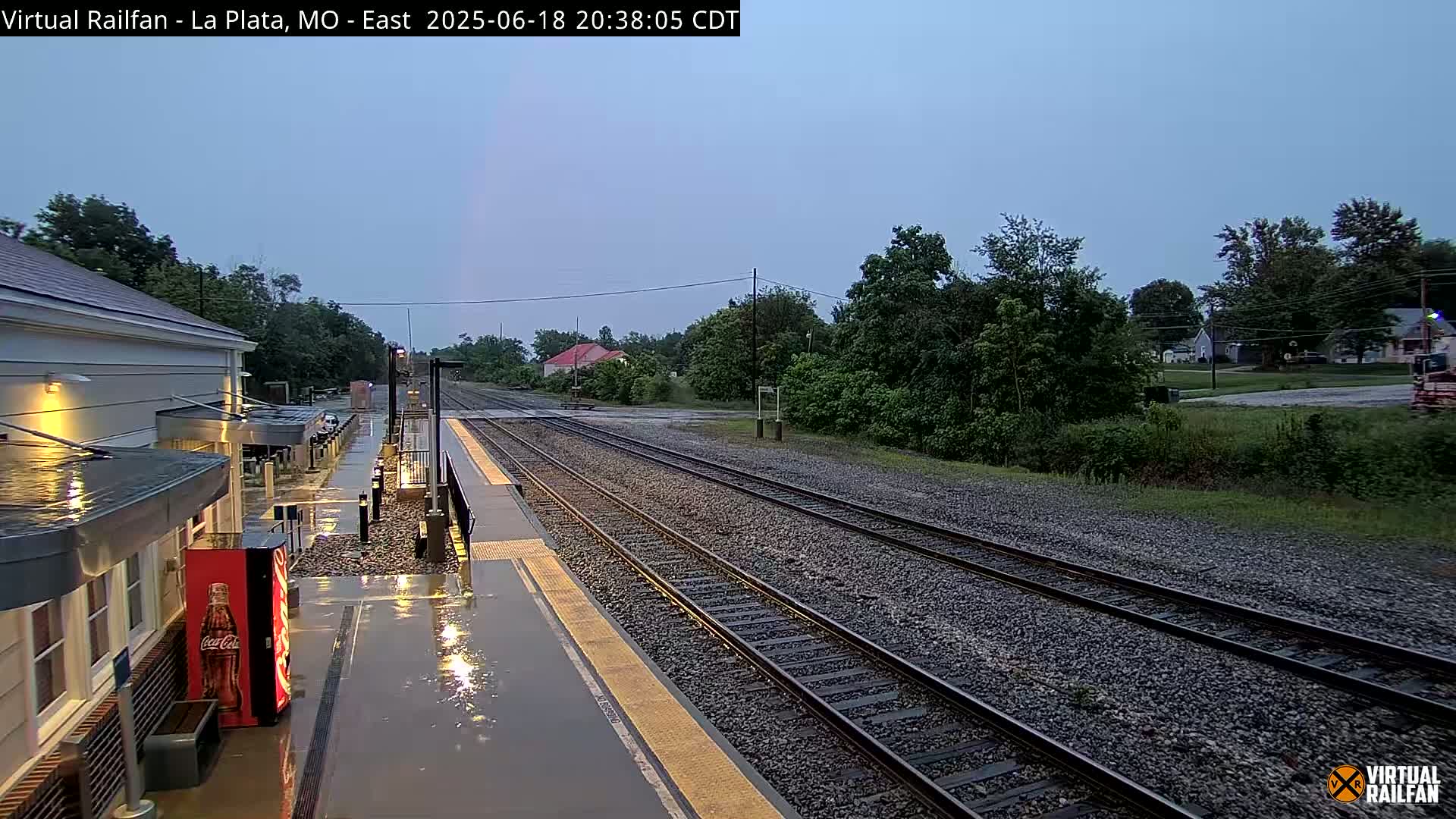 La Plata Railway Station Live Cam - La Plata, Macon, Missouri, USA
