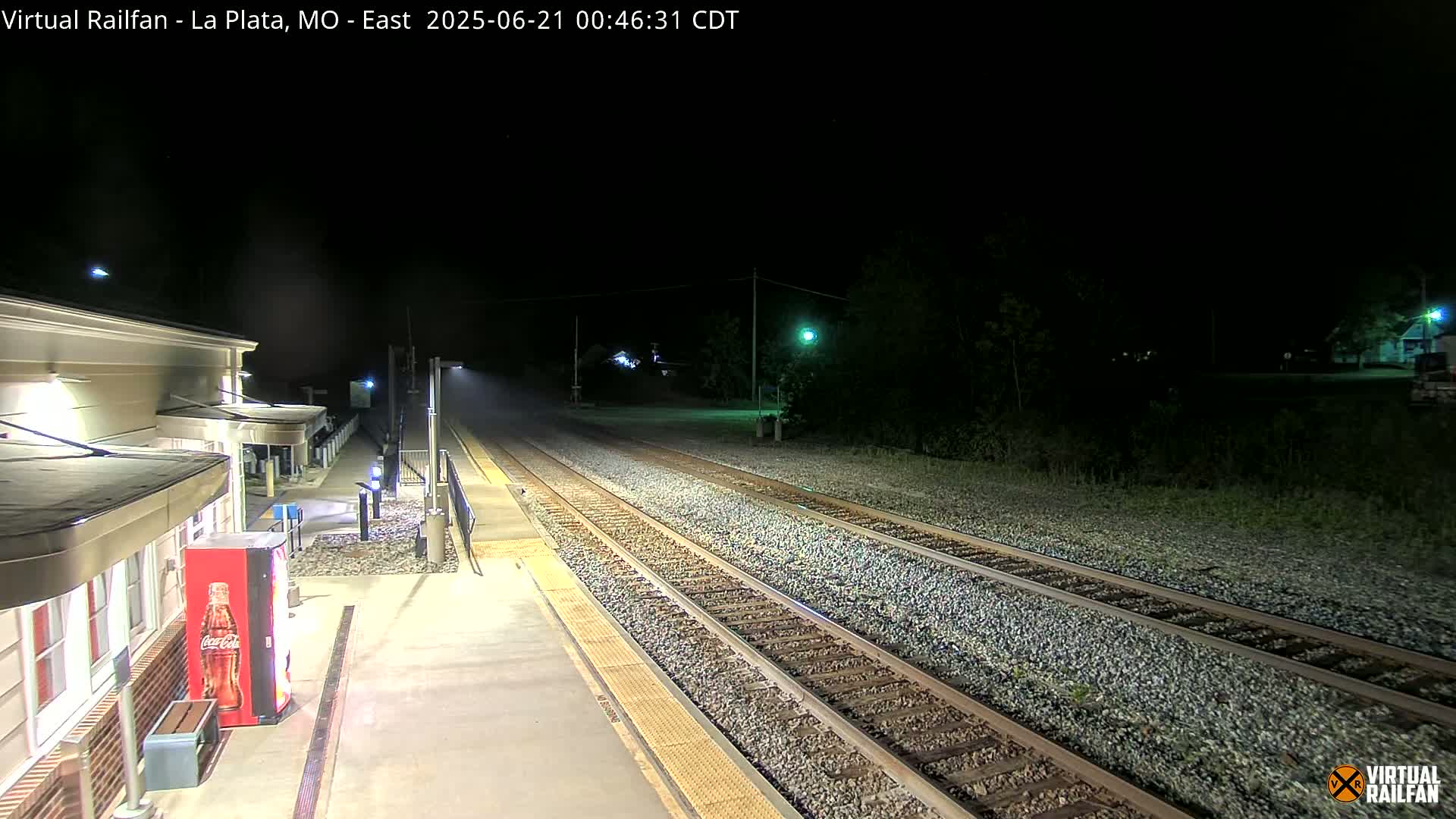 La Plata Railway Station Live Cam - La Plata, Macon, Missouri, USA