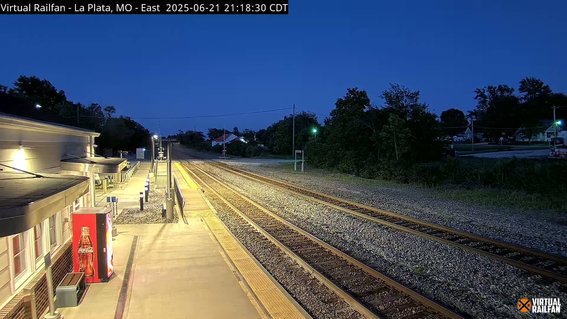 La Plata Railway Station Live Cam - La Plata, Macon, Missouri, USA