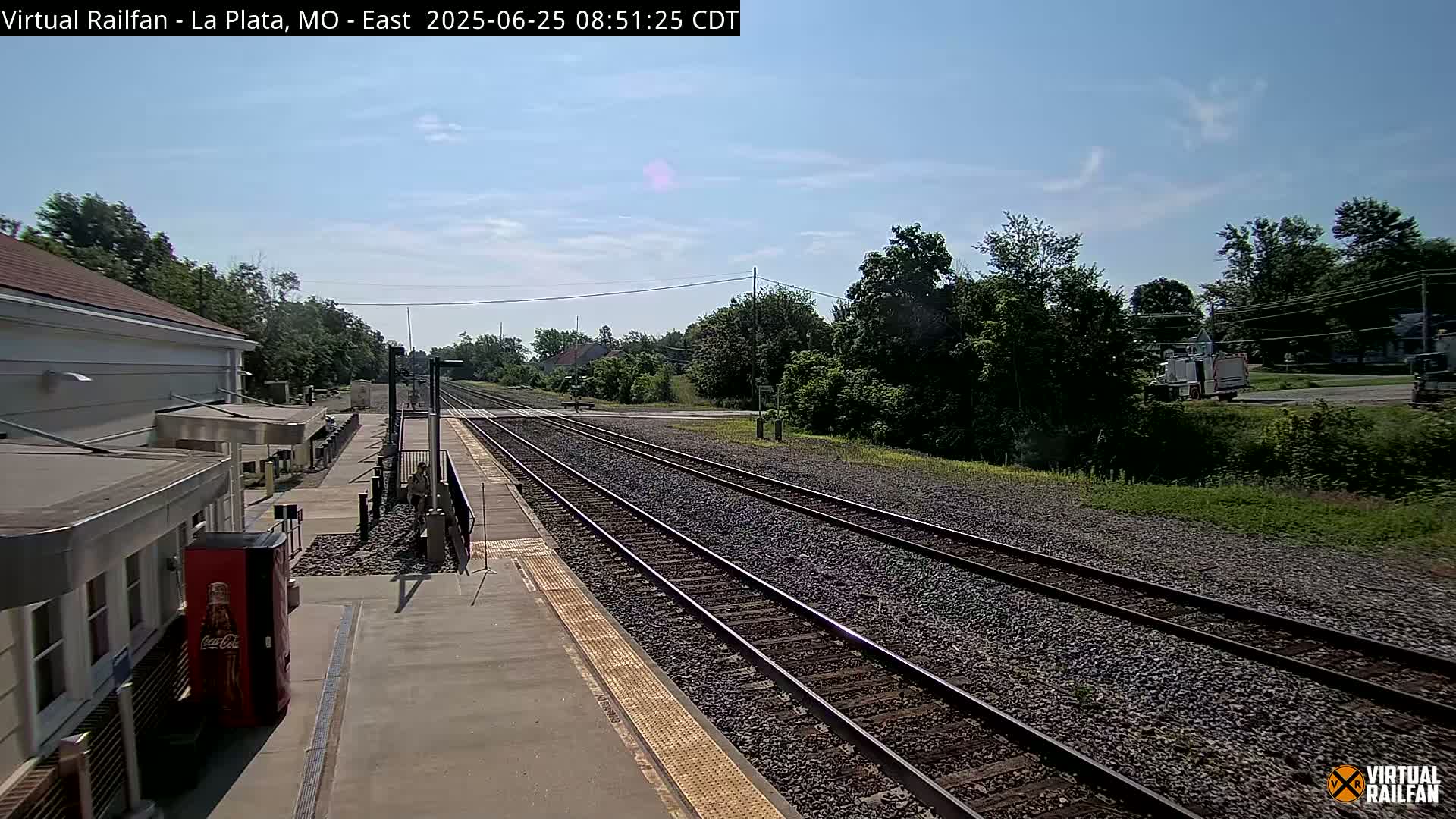 La Plata Railway Station Live Cam - La Plata, Macon, Missouri, USA
