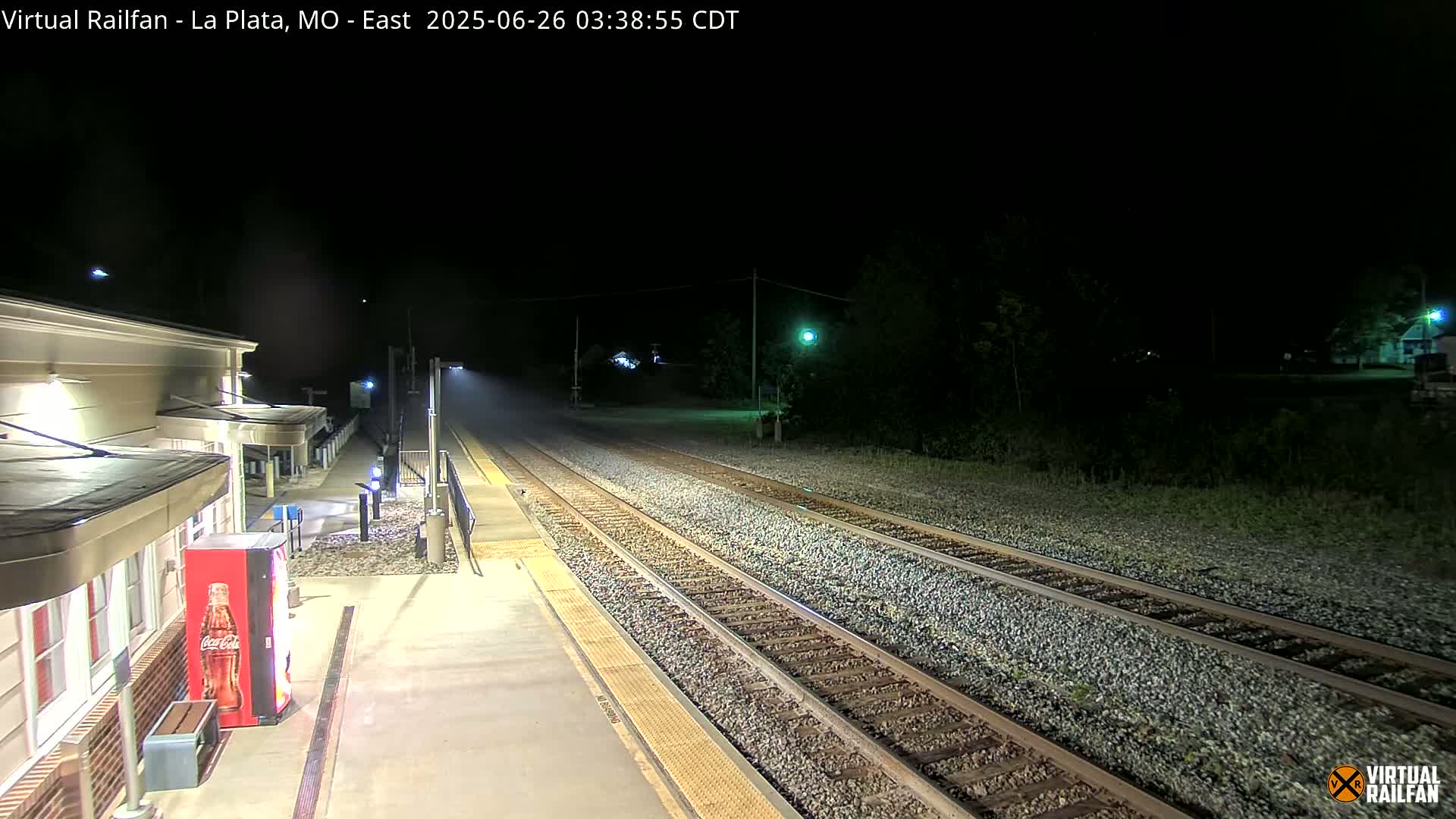La Plata Railway Station Live Cam - La Plata, Macon, Missouri, USA