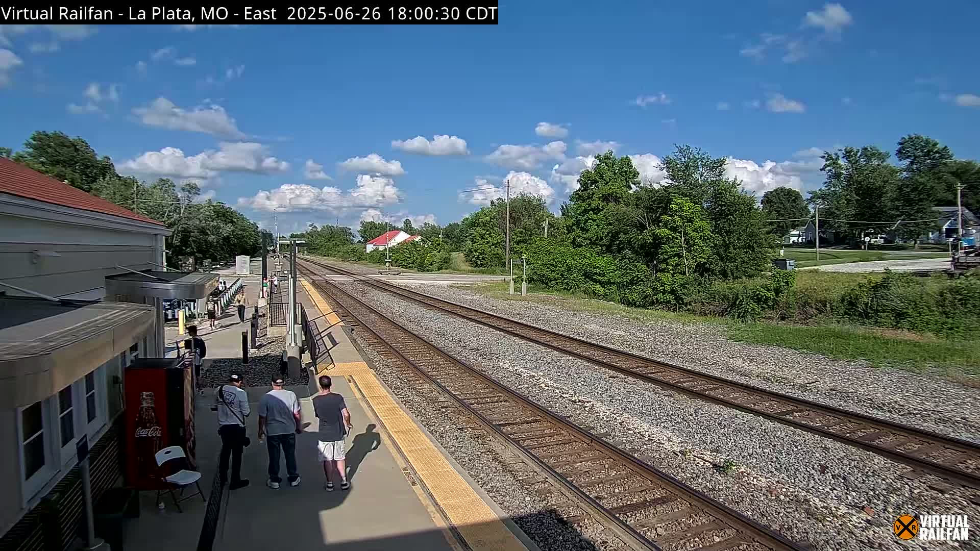 La Plata Railway Station Live Cam - La Plata, Macon, Missouri, USA