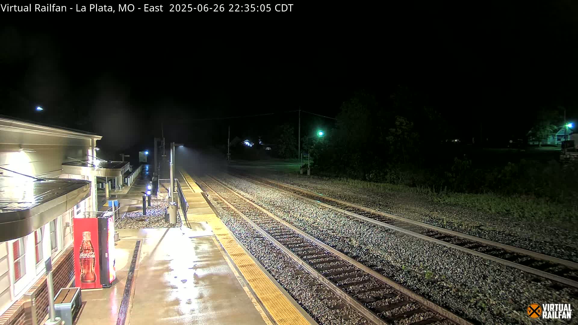 La Plata Railway Station Live Cam - La Plata, Macon, Missouri, USA