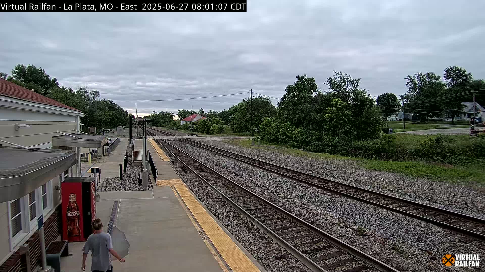 La Plata Railway Station Live Cam - La Plata, Macon, Missouri, USA