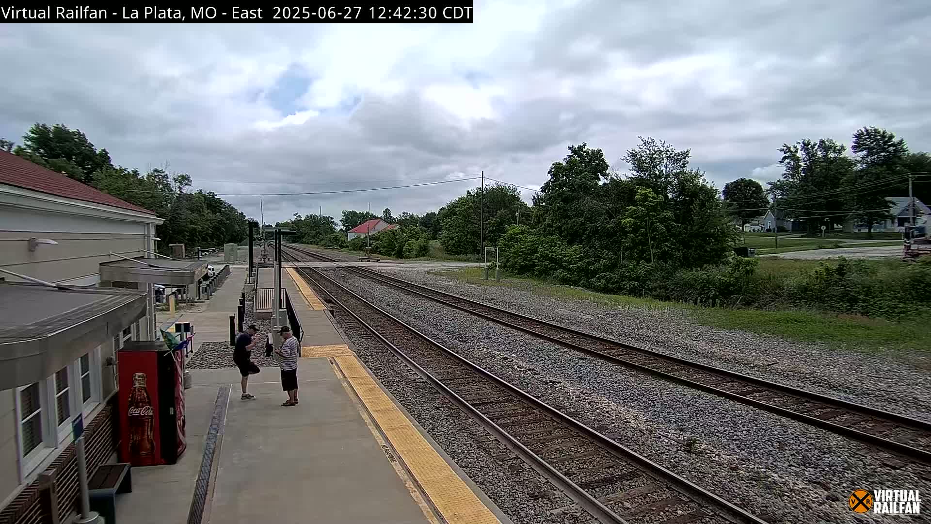 La Plata Railway Station Live Cam - La Plata, Macon, Missouri, USA