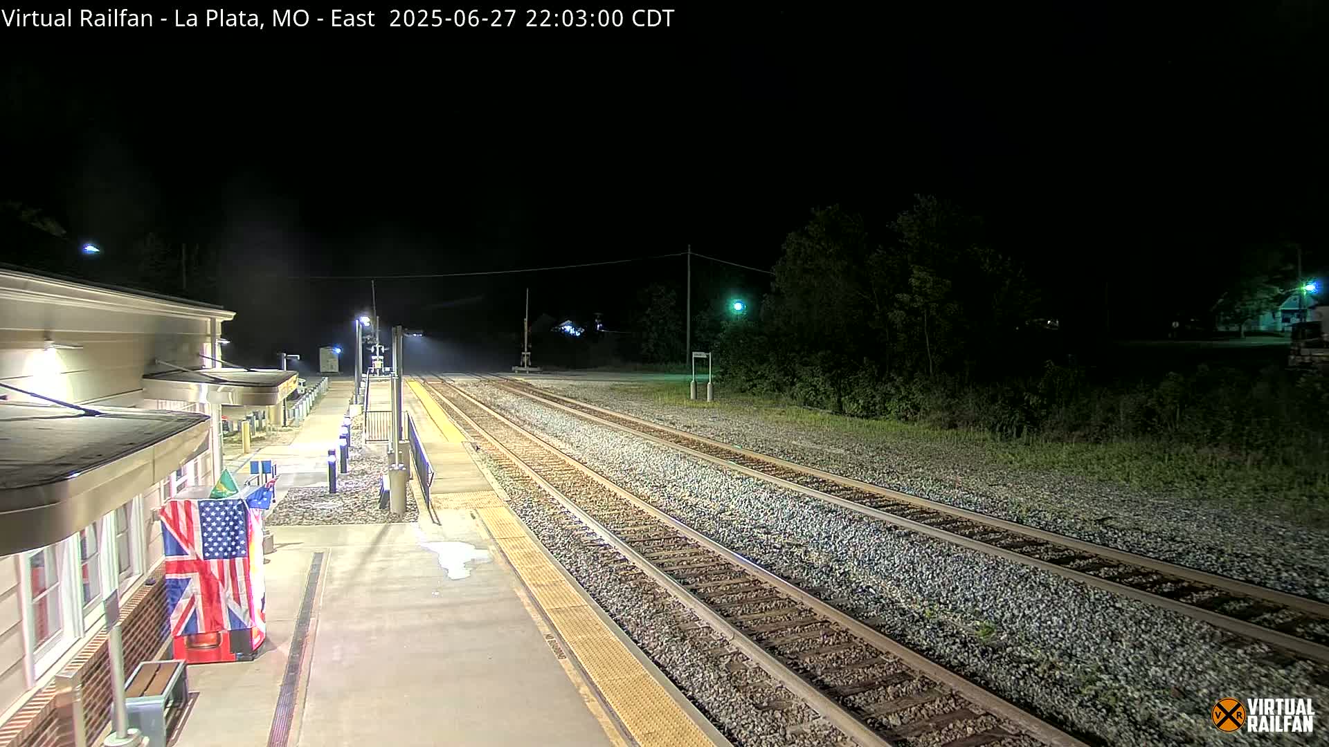 La Plata Railway Station Live Cam - La Plata, Macon, Missouri, USA