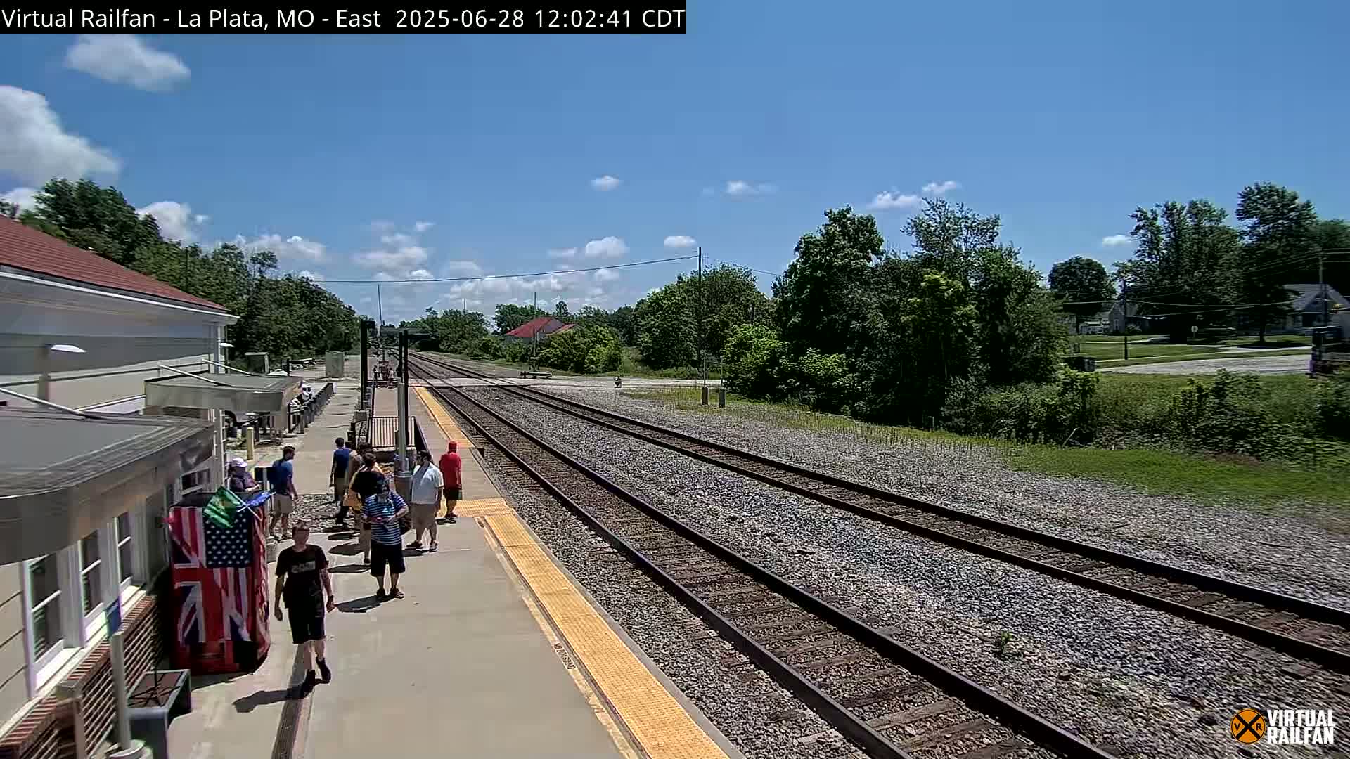 La Plata Railway Station Live Cam - La Plata, Macon, Missouri, USA