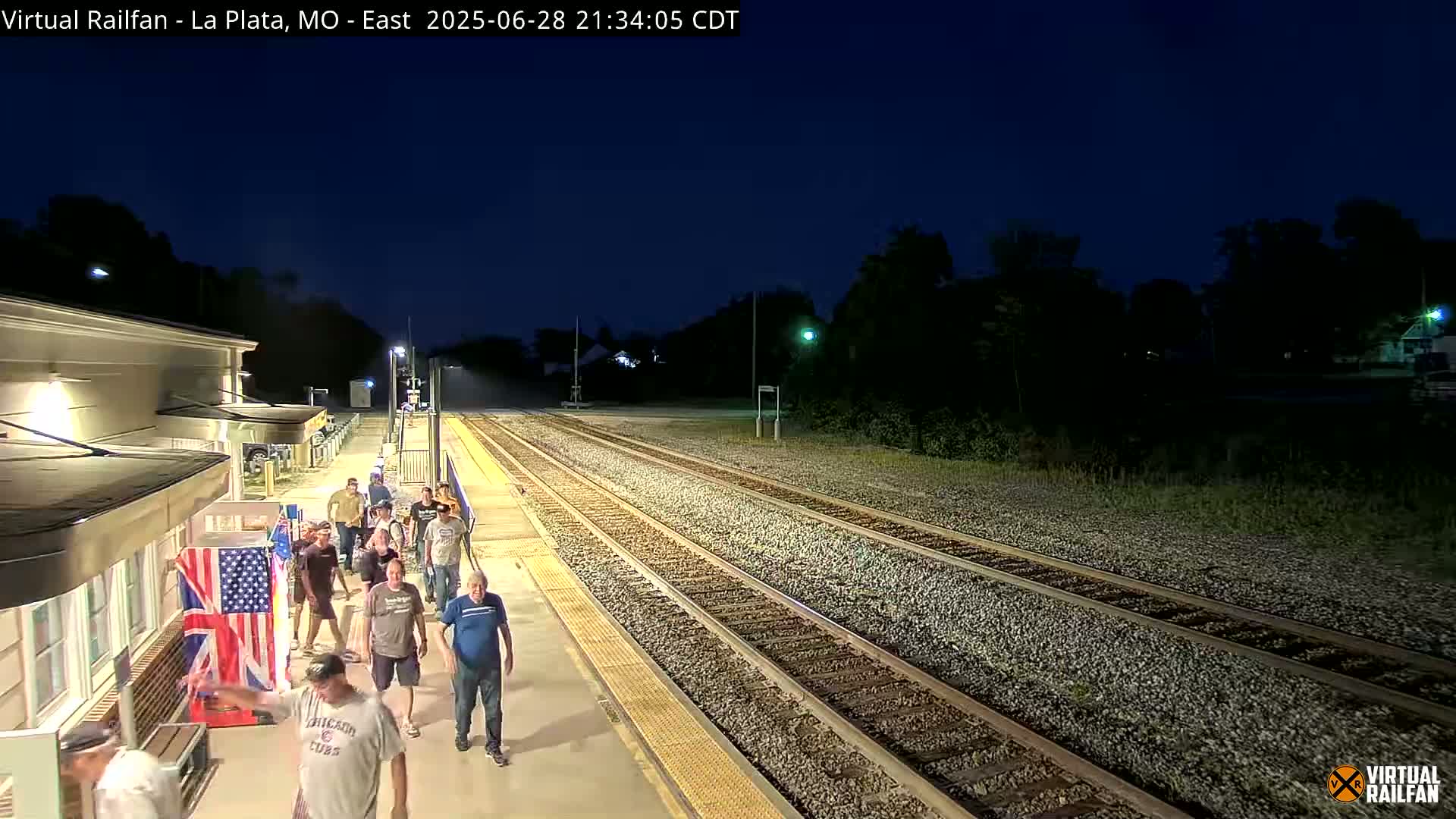 La Plata Railway Station Live Cam - La Plata, Macon, Missouri, USA