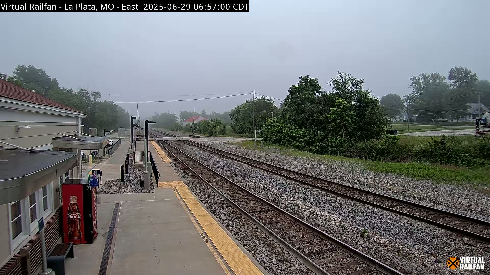 La Plata Railway Station Live Cam - La Plata, Macon, Missouri, USA