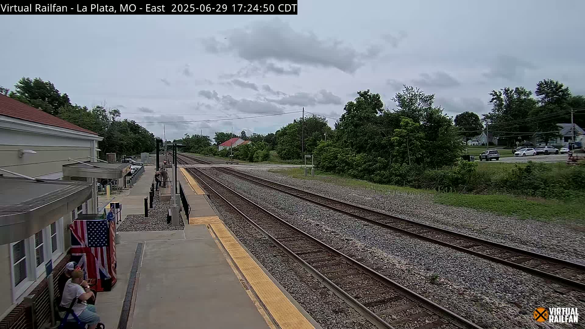 La Plata Railway Station Live Cam - La Plata, Macon, Missouri, USA