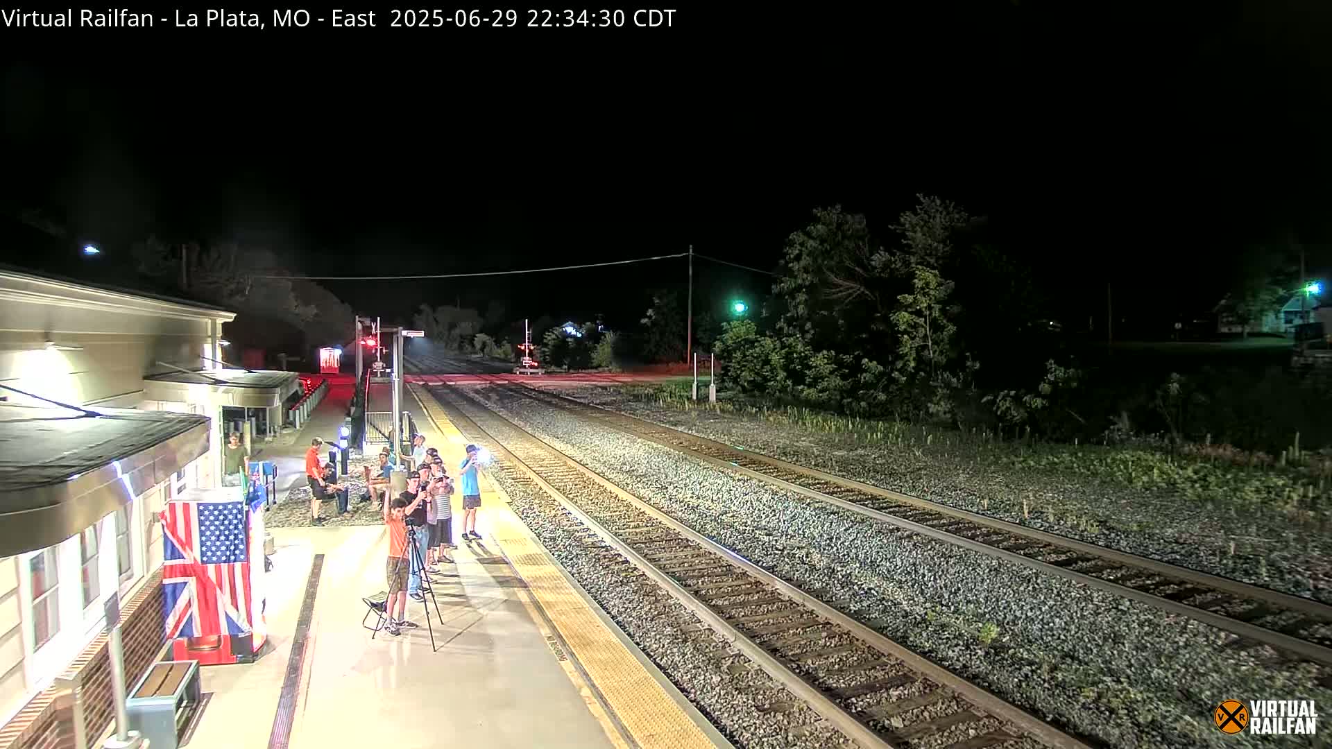 La Plata Railway Station Live Cam - La Plata, Macon, Missouri, USA