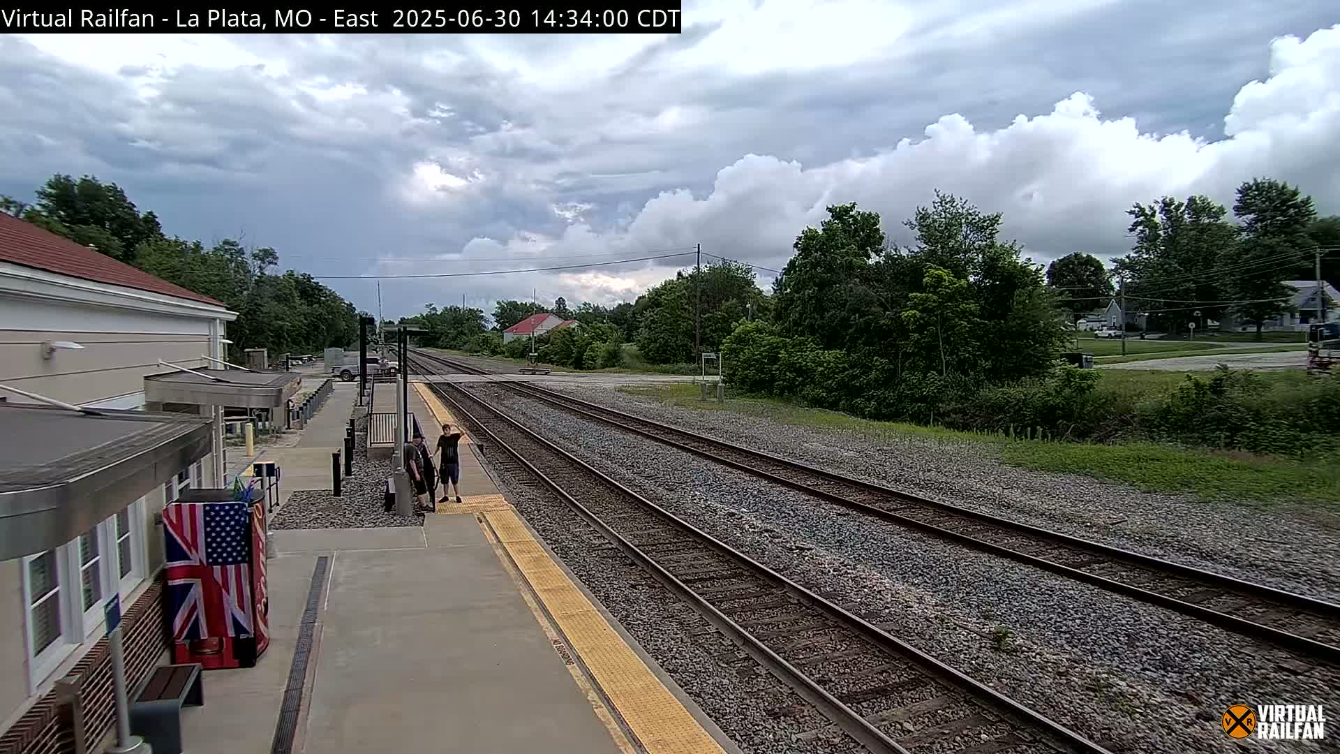 La Plata Railway Station Live Cam - La Plata, Macon, Missouri, USA