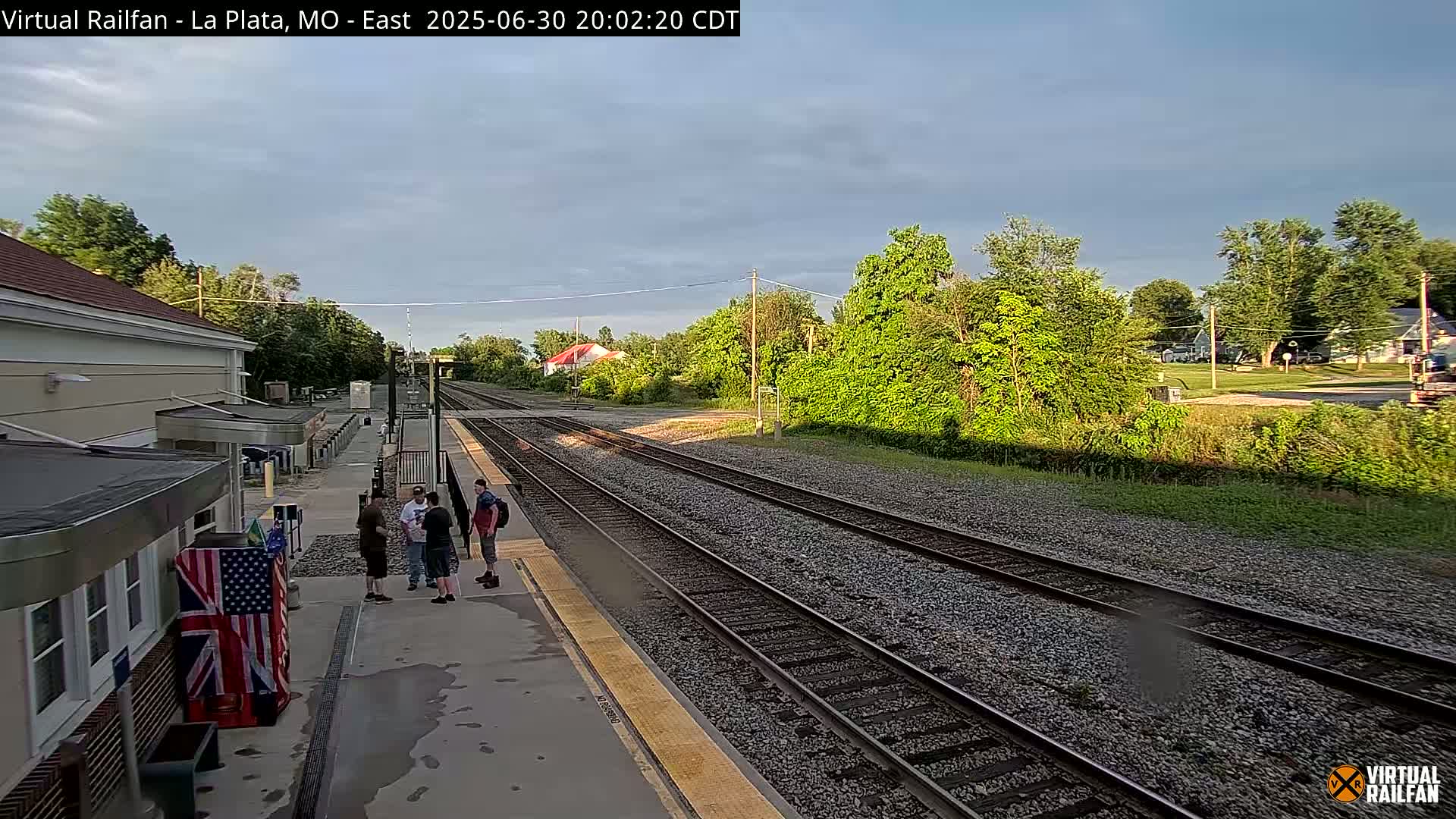 La Plata Railway Station Live Cam - La Plata, Macon, Missouri, USA