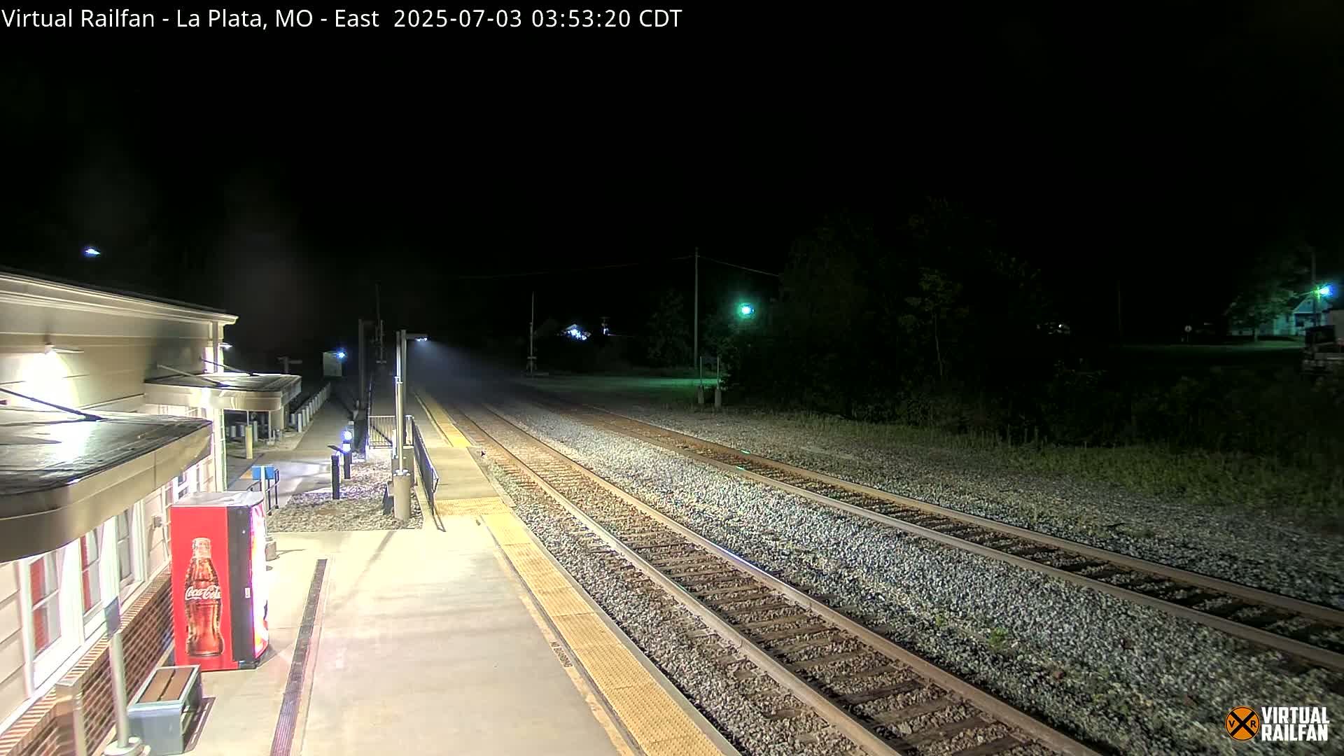 La Plata Railway Station Live Cam - La Plata, Macon, Missouri, USA