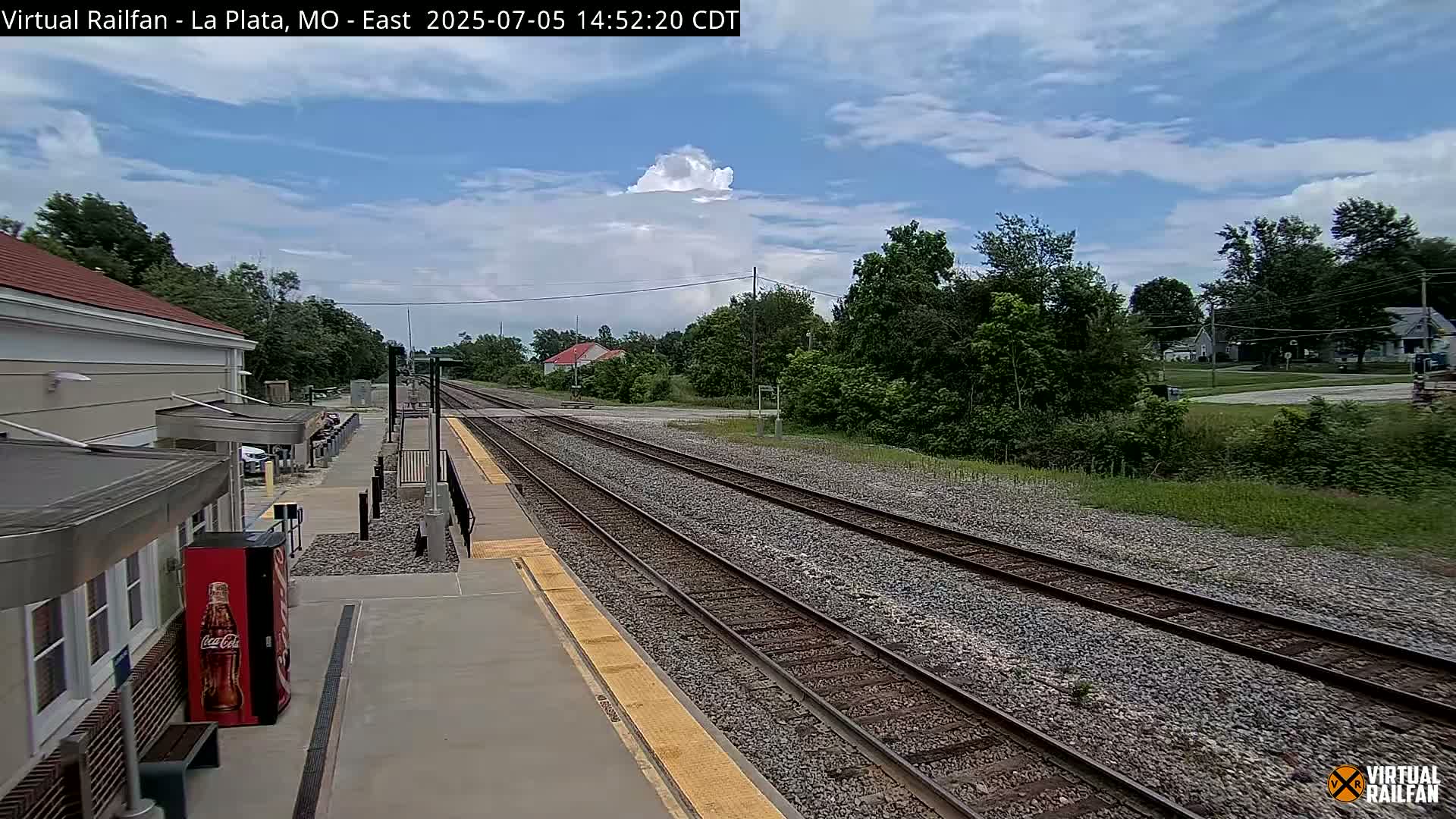 La Plata Railway Station Live Cam - La Plata, Macon, Missouri, USA
